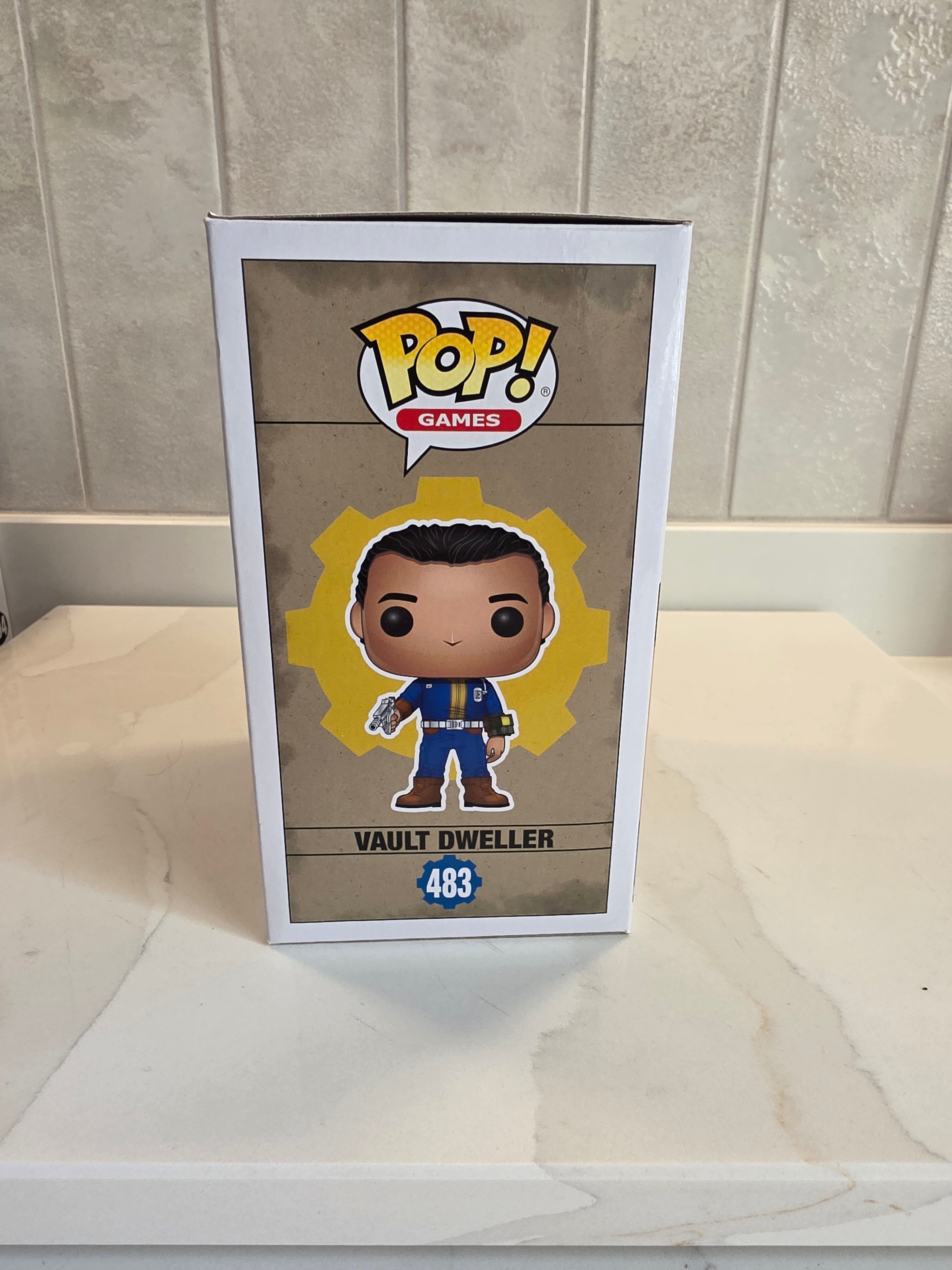 Funko Pop! Games Vault Dweller 483 (pre-owned) - Frog Vault Collectables