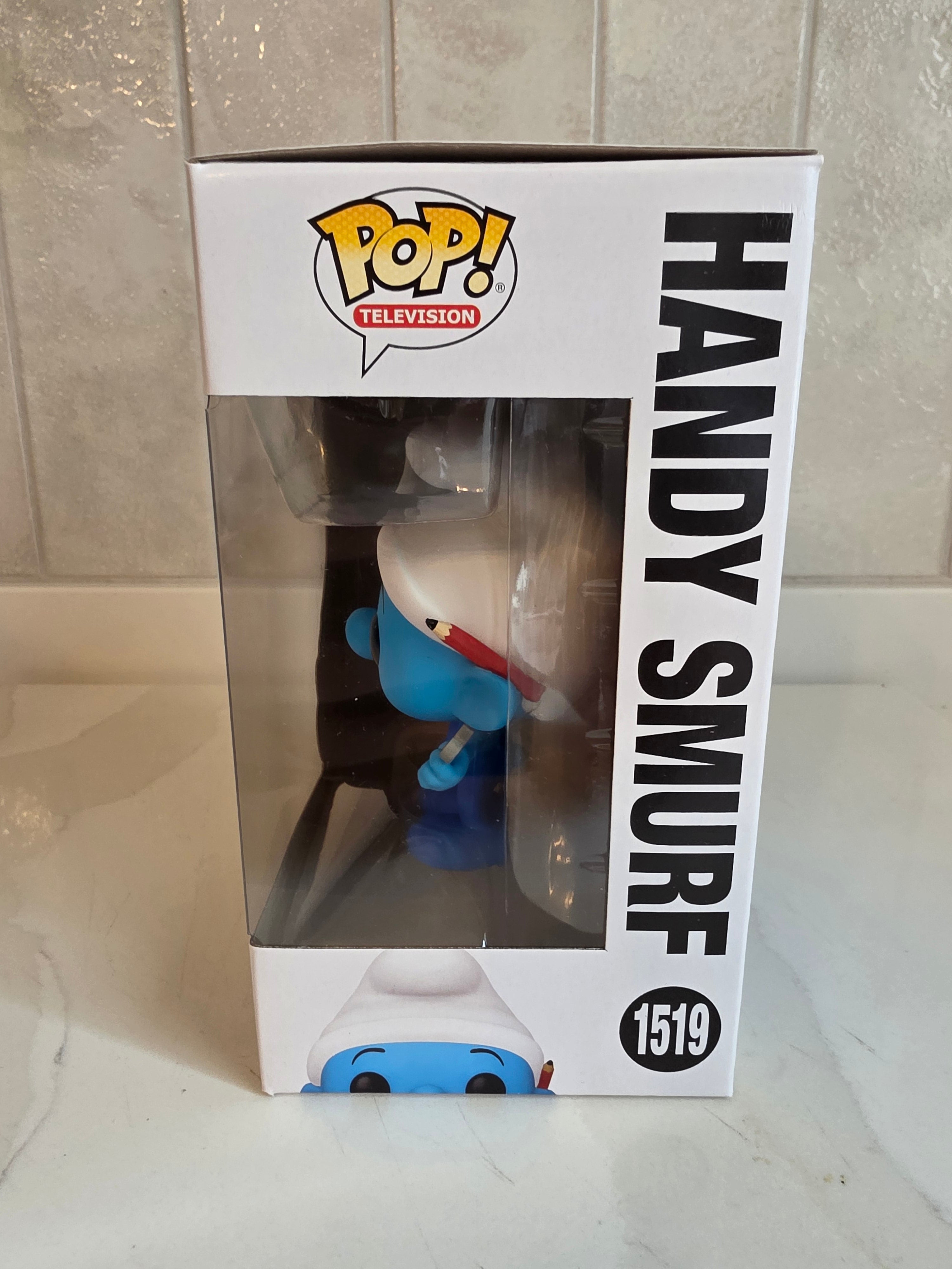Funko Pop! Handy Smurf 1519 (pre-owned) - Frog Vault Collectables