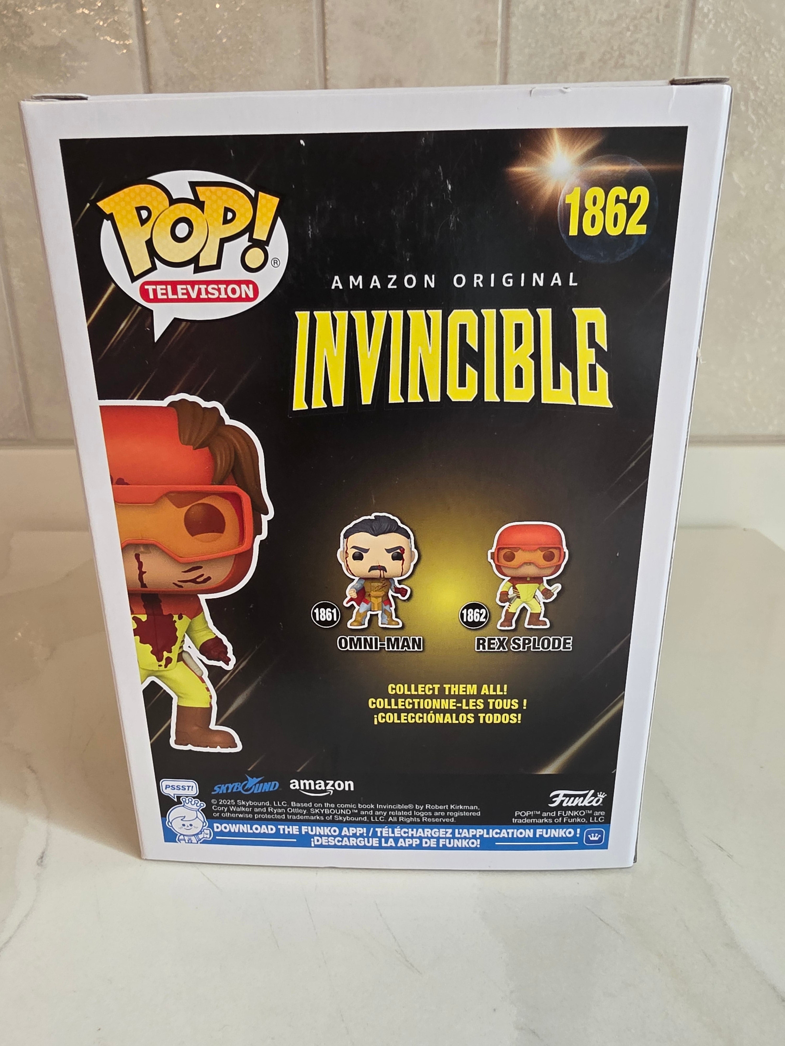 Funko Pop! Invincible Rex Splode Chase 1862 (pre-owned) - Frog Vault Collectables