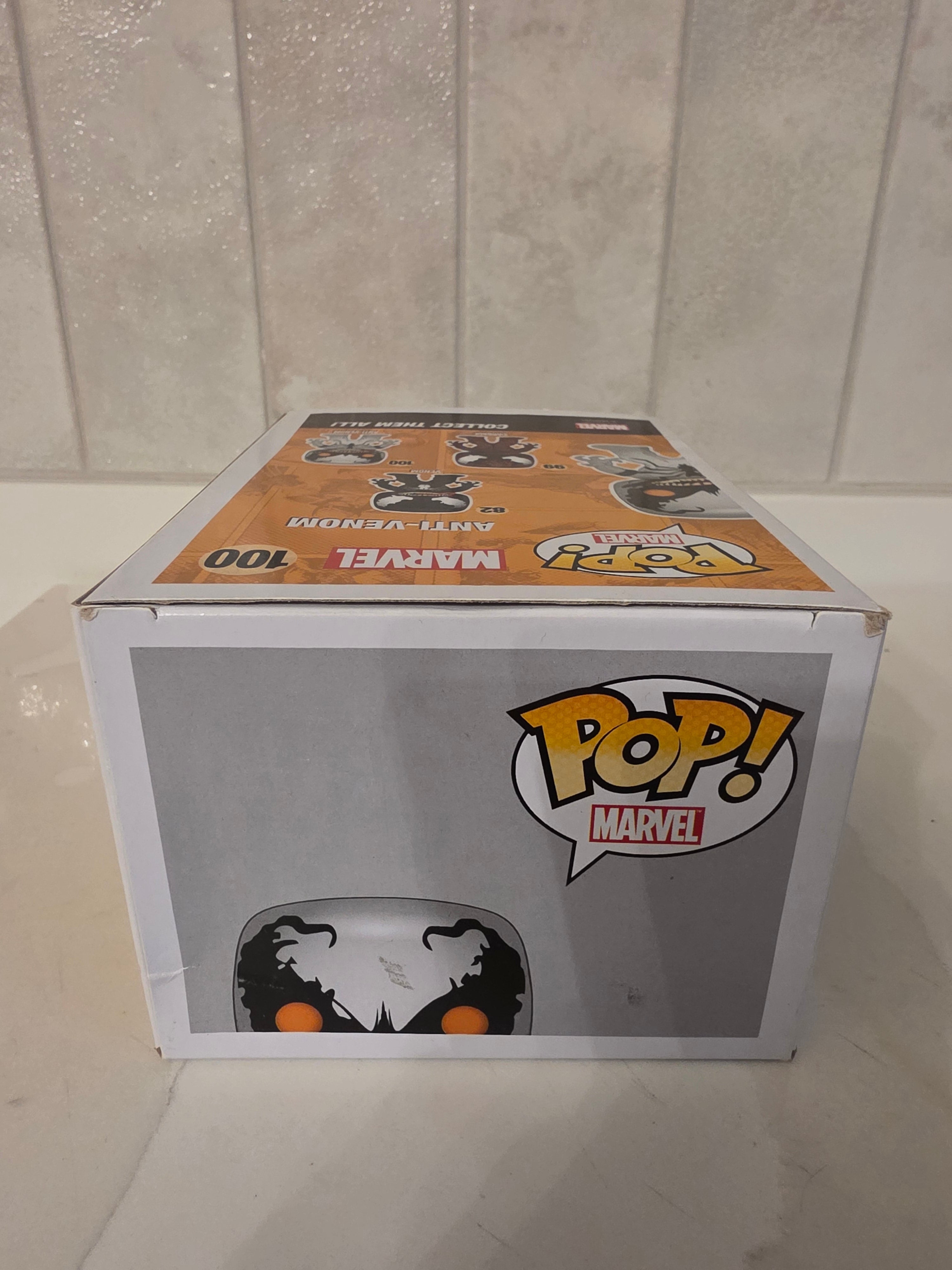 Funko Pop! Marvel Anti-venom 100 (underground toys exclusive) (pre-owned) - Frog Vault Collectables