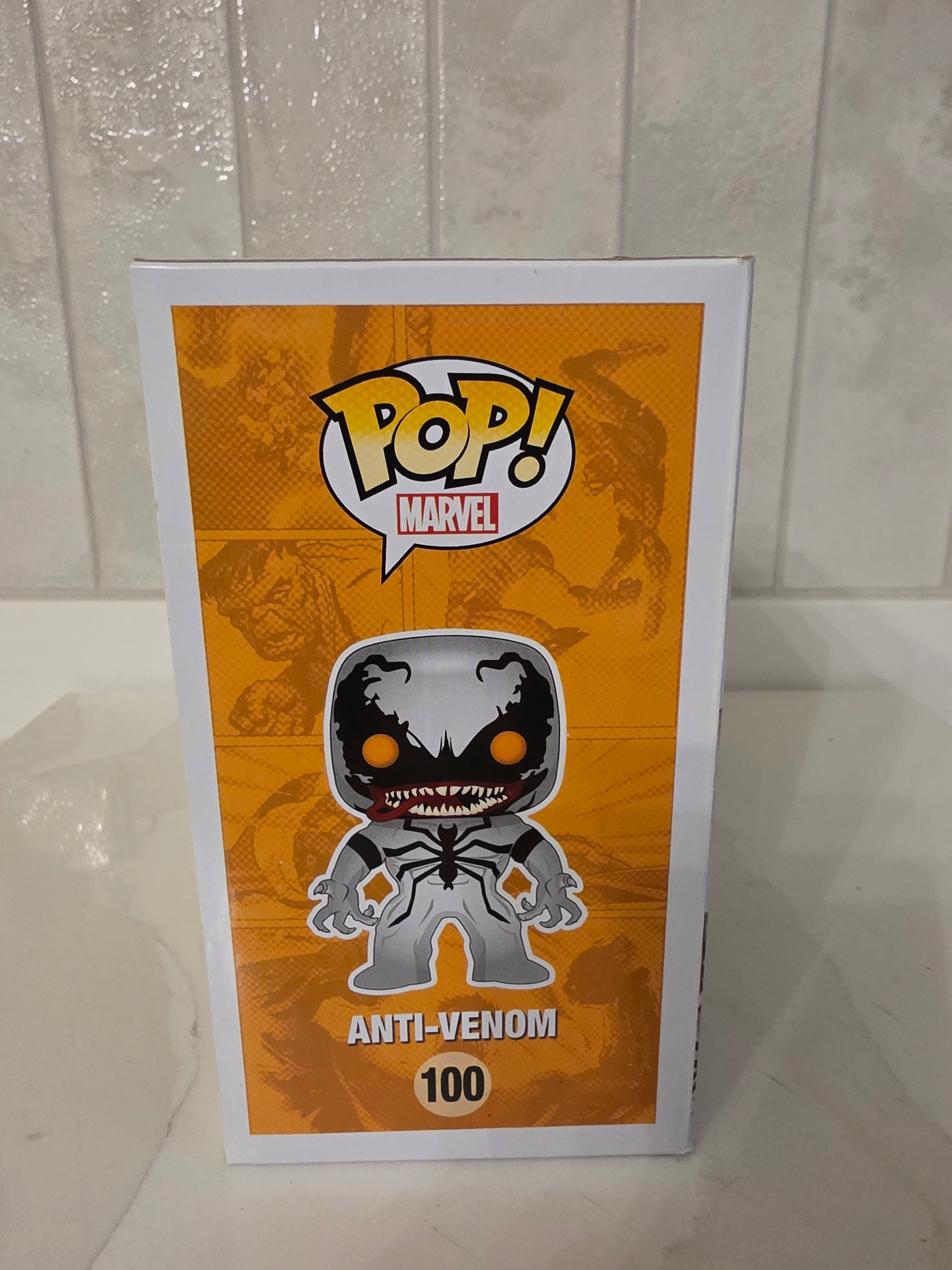 Funko Pop! Marvel Anti-venom 100 (underground toys exclusive) (pre-owned) - Frog Vault Collectables