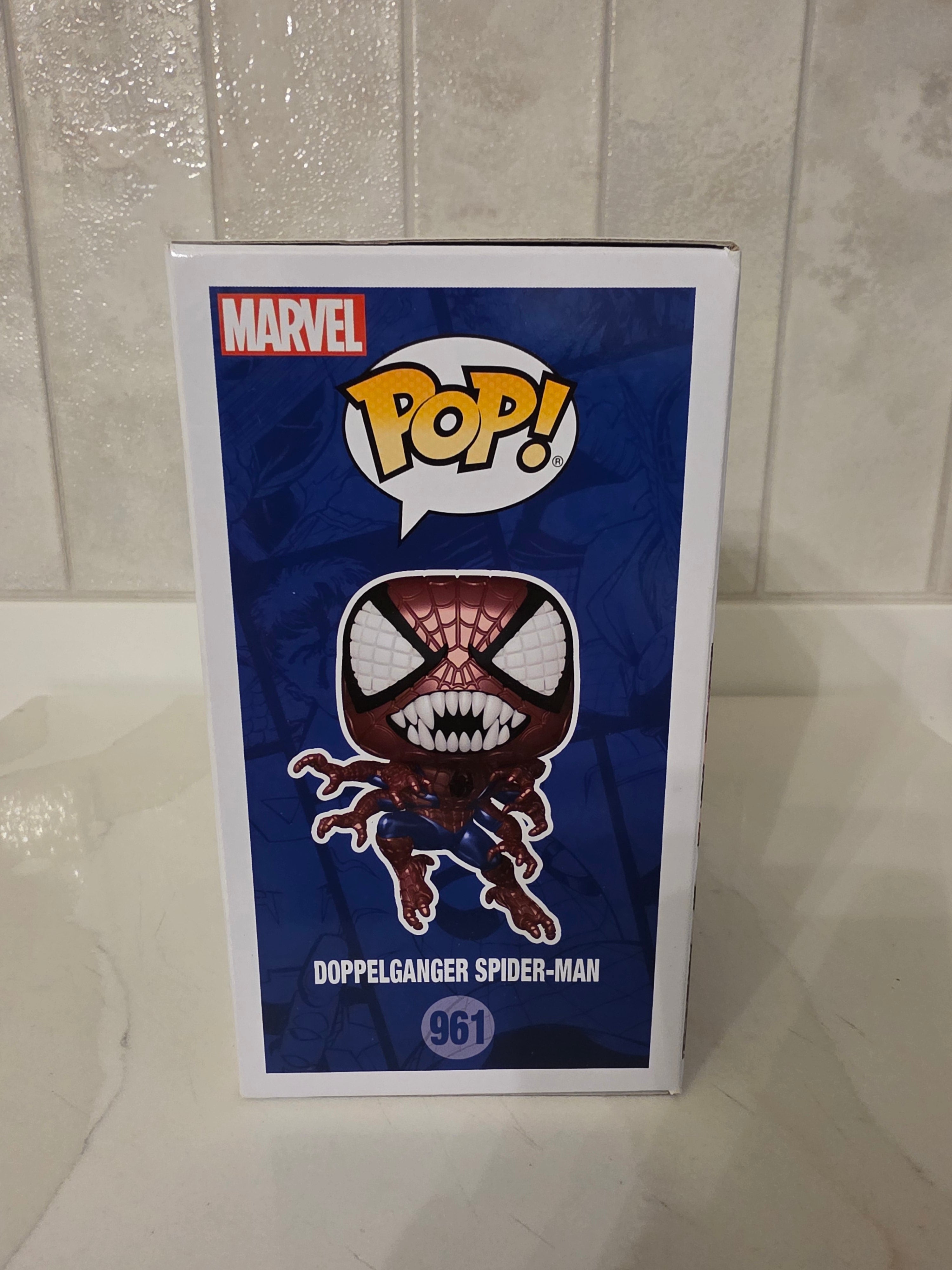 Funko Pop! Marvel Doppelganger Spider-man (metallic) 961 (pre-owned) - Frog Vault Collectables