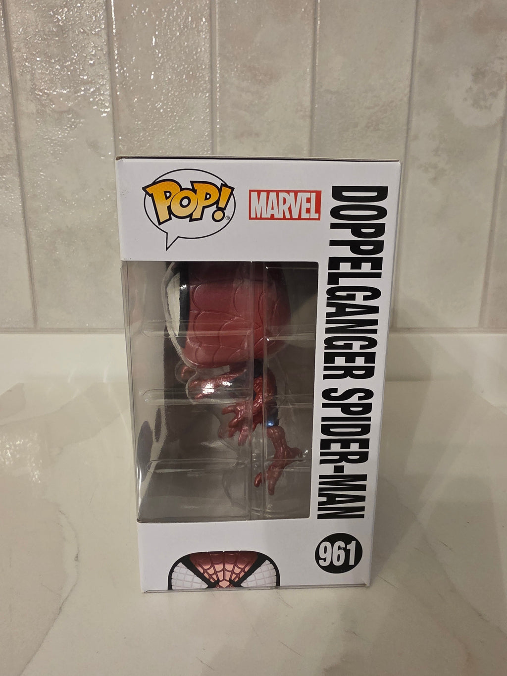Funko Pop! Marvel Doppelganger Spider-man (metallic) 961 (pre-owned) - Frog Vault Collectables