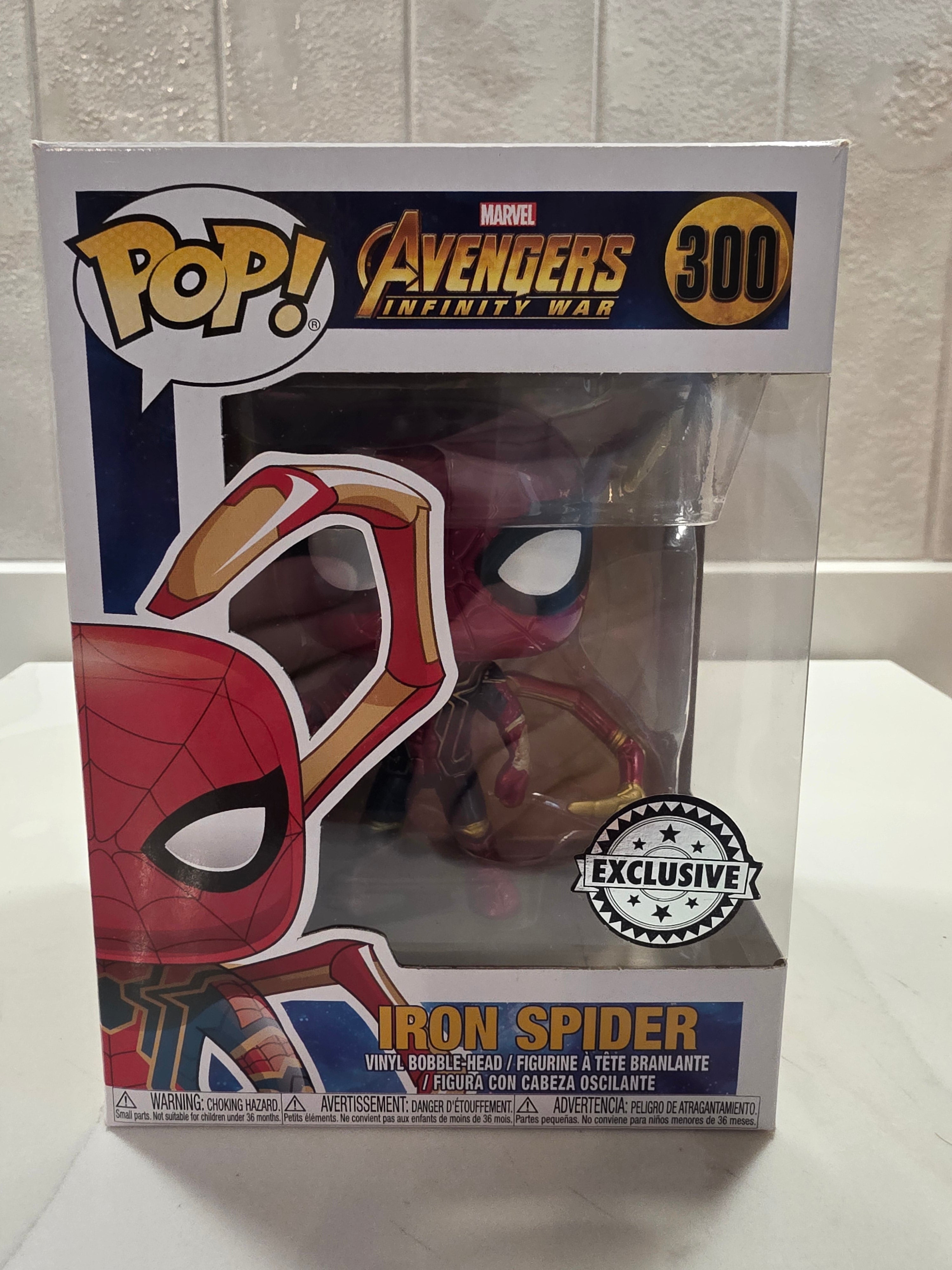 Funko Pop! Marvel Iron Spider 300 (pre-owned) - Frog Vault Collectables