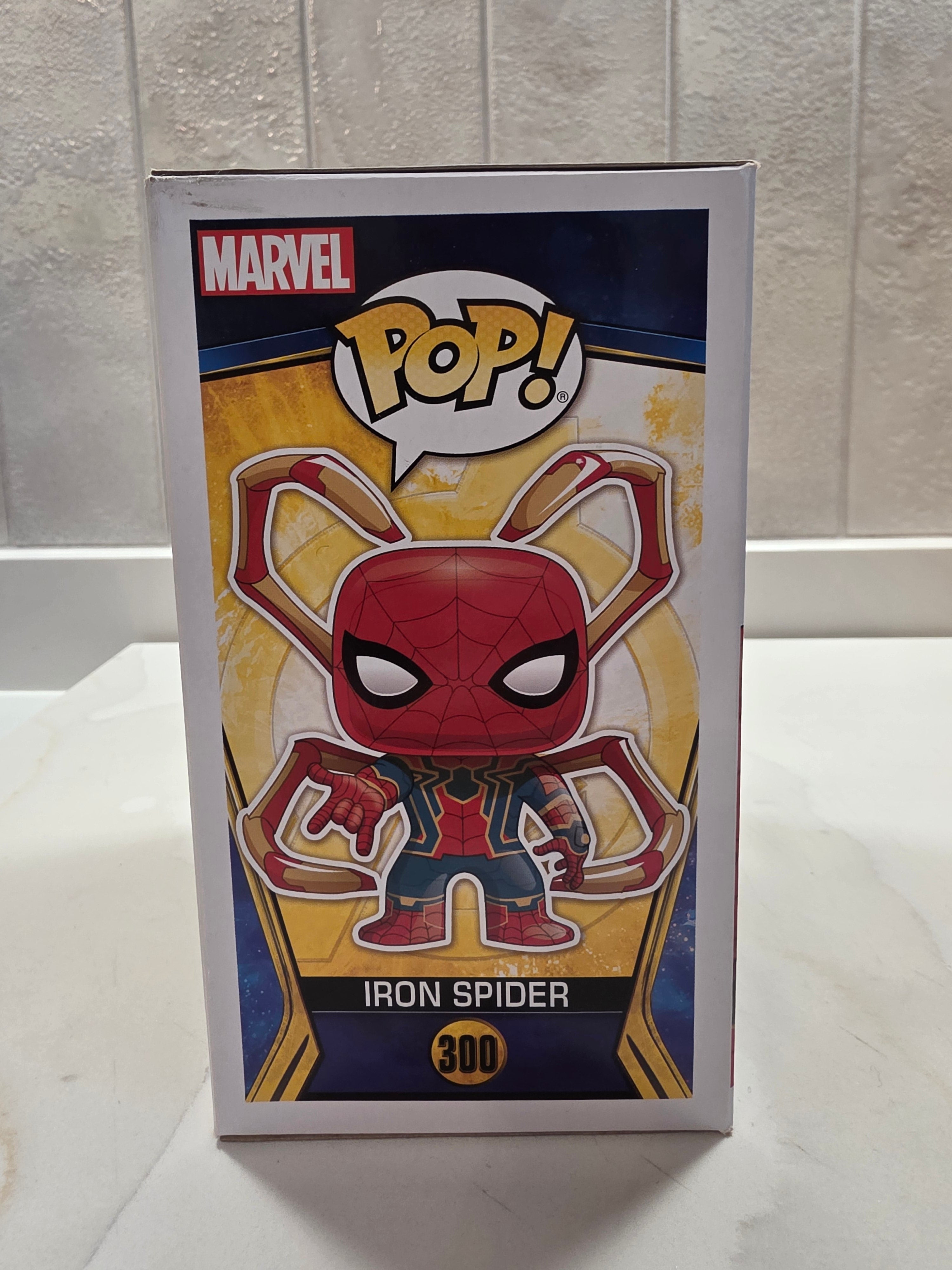 Funko Pop! Marvel Iron Spider 300 (pre-owned) - Frog Vault Collectables