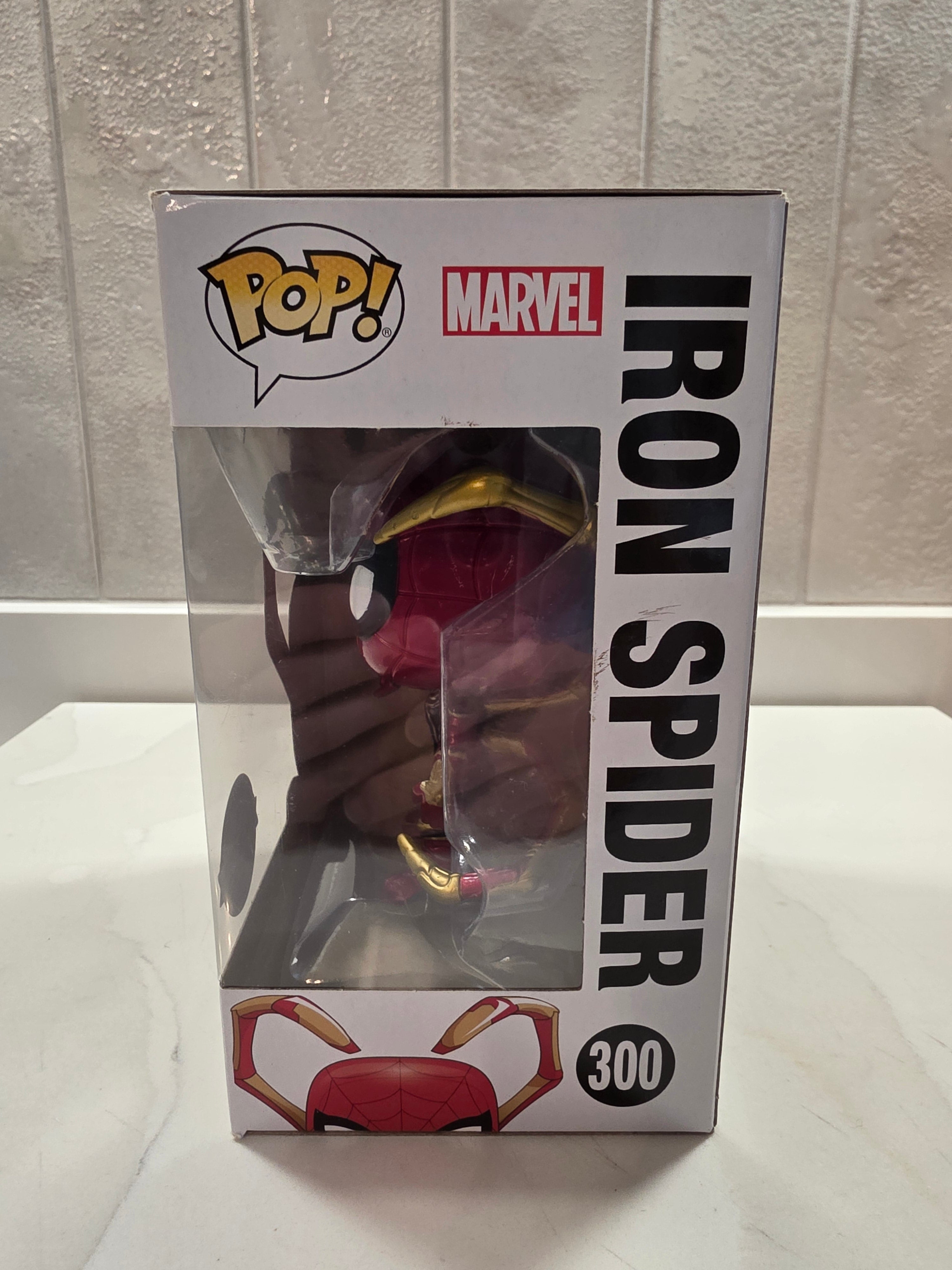 Funko Pop! Marvel Iron Spider 300 (pre-owned) - Frog Vault Collectables