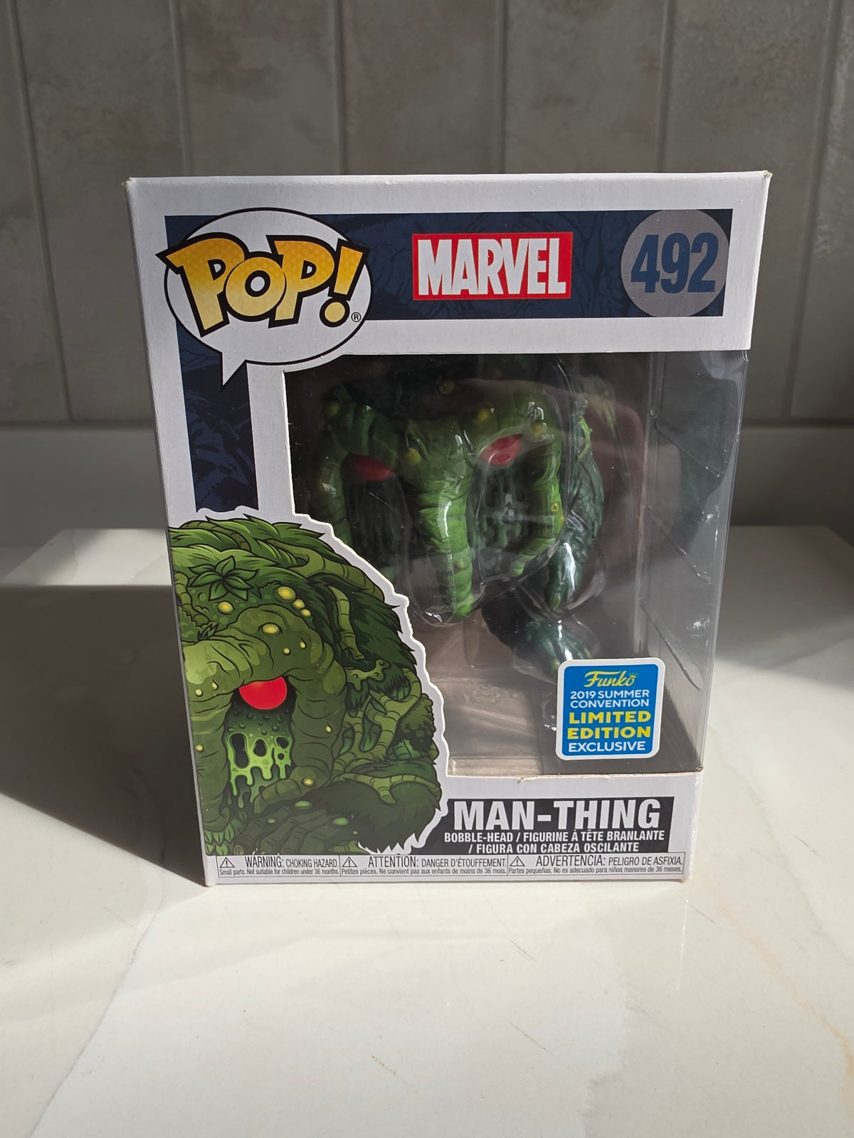Funko Pop! Marvel Man-Thing 492 (pre-owned) - Frog Vault Collectables