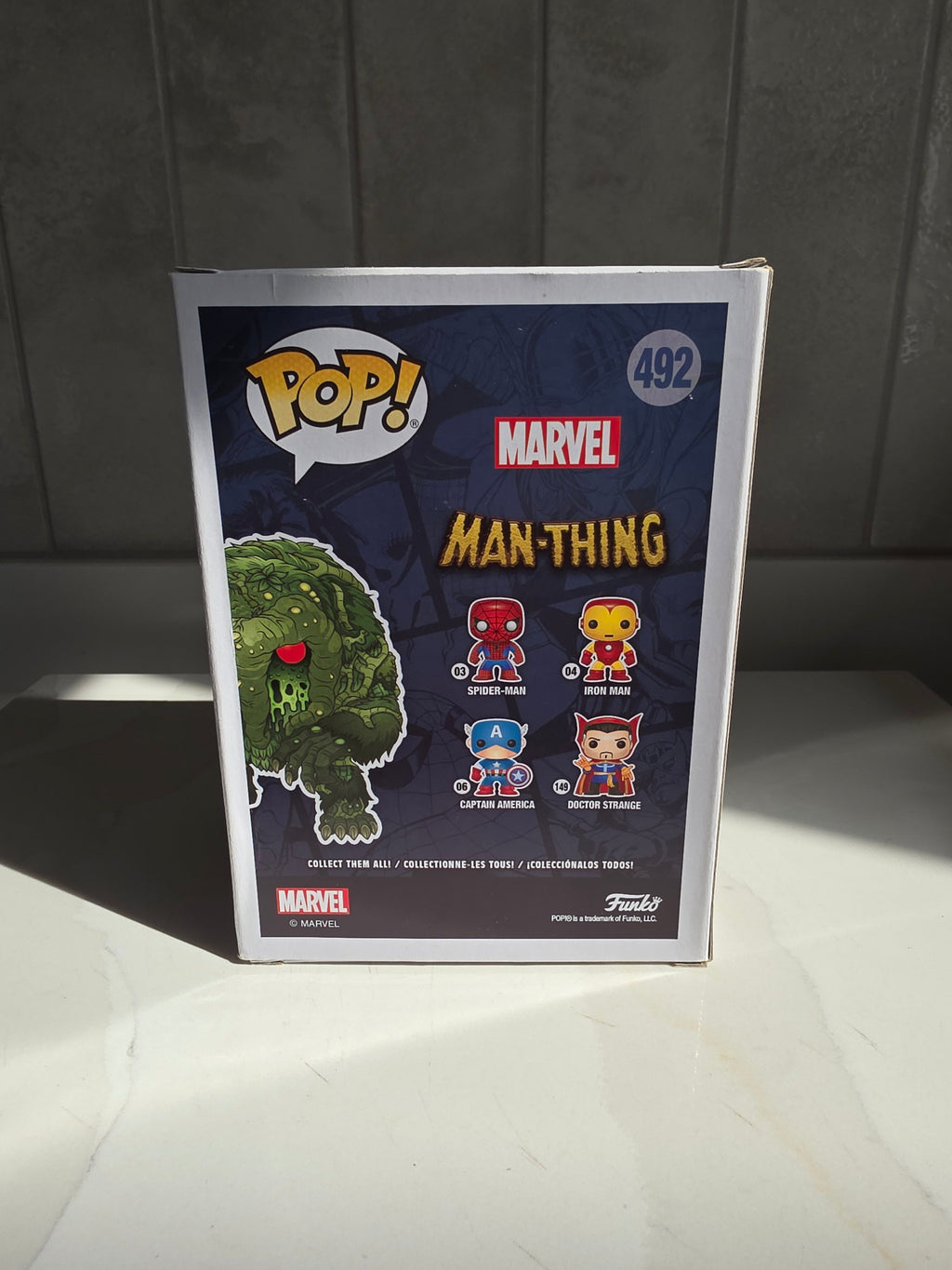 Funko Pop! Marvel Man-Thing 492 (pre-owned) - Frog Vault Collectables