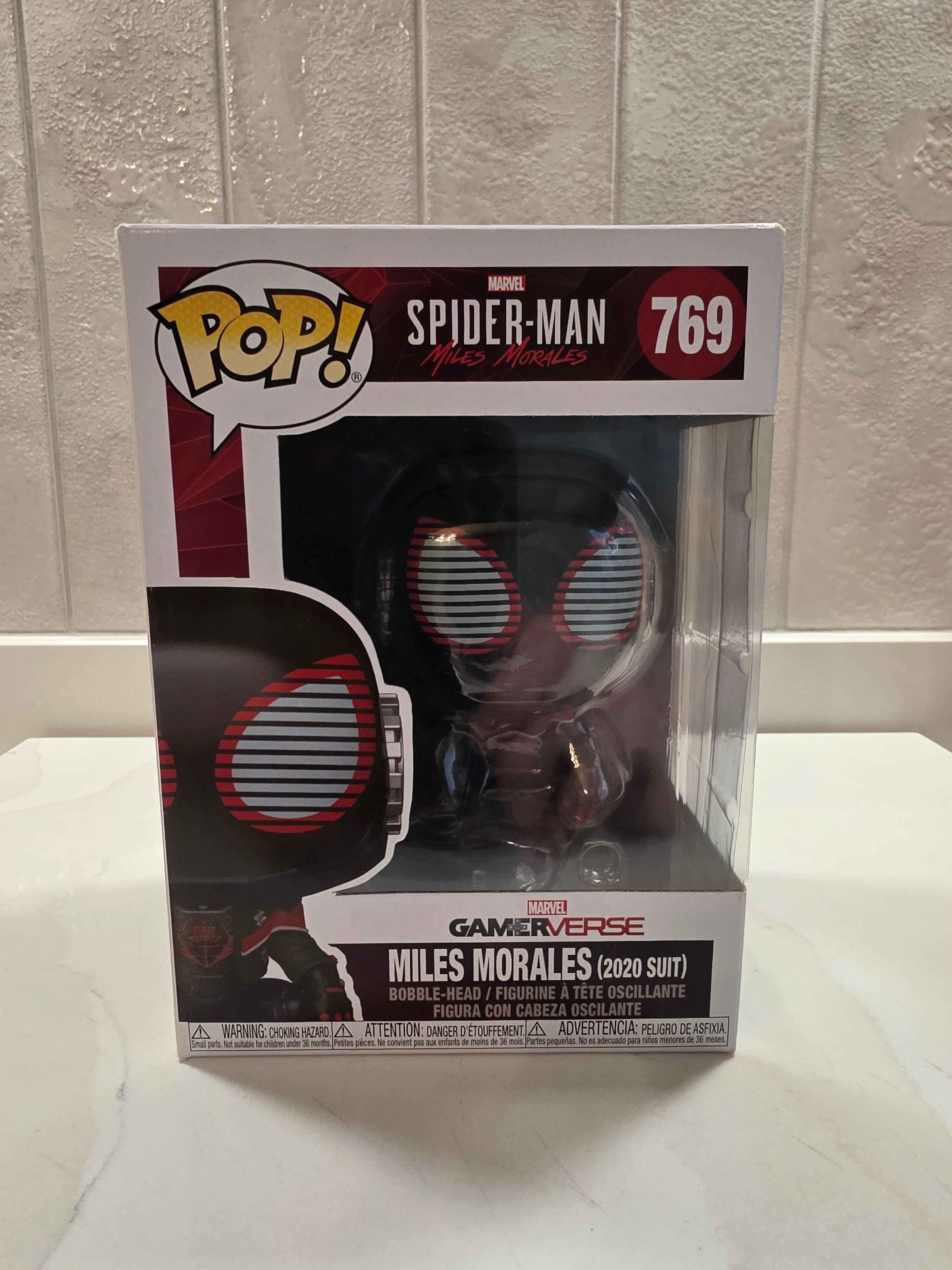 Funko Pop! Marvel Miles Morales (2020 Suit) 769 (pre-owned) - Frog Vault Collectables