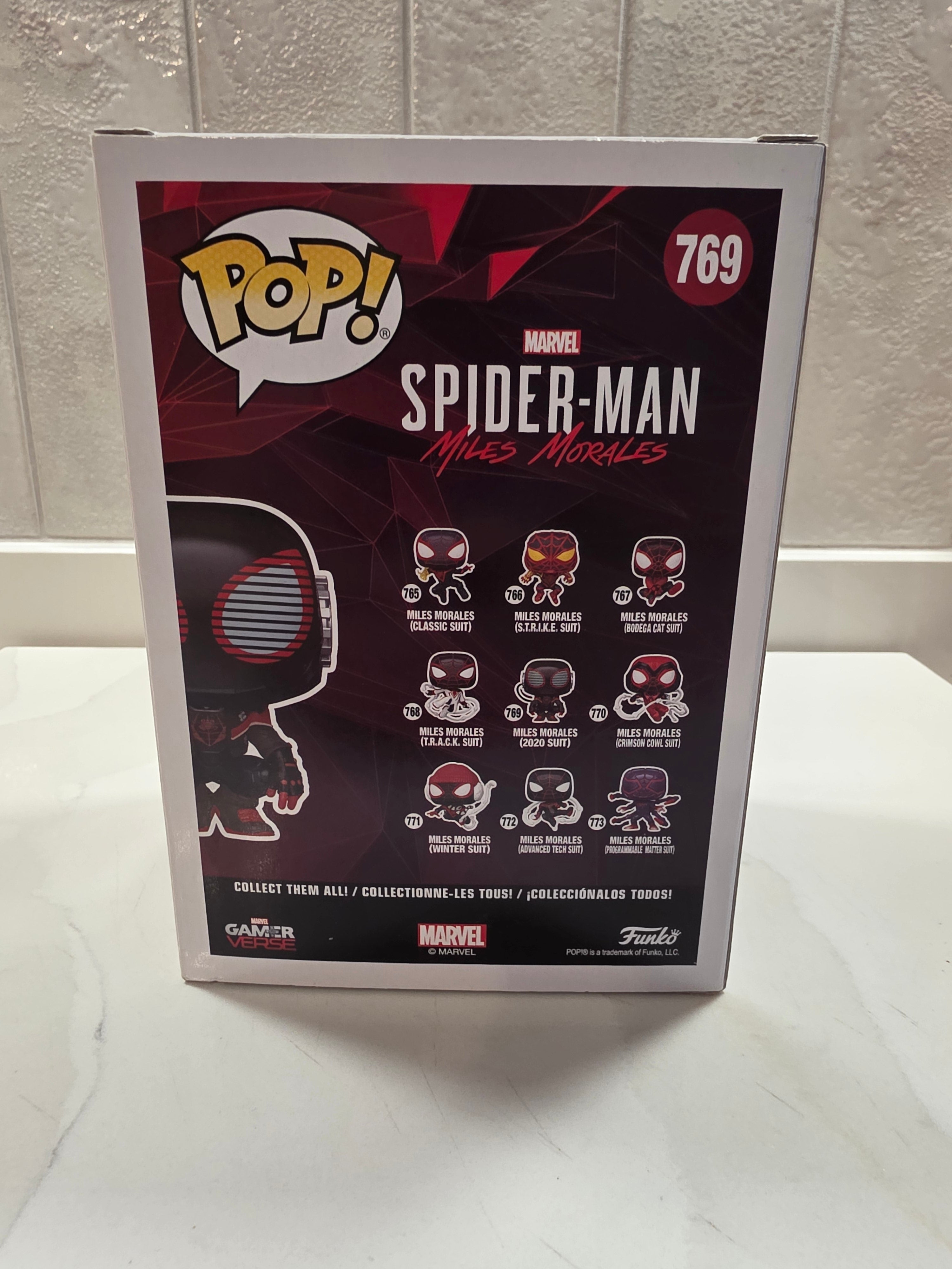 Funko Pop! Marvel Miles Morales (2020 Suit) 769 (pre-owned) - Frog Vault Collectables