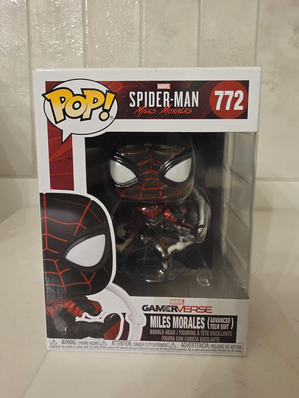 Funko Pop! Marvel Miles Morales (advanced tech suit) 772 (pre-owned) - Frog Vault Collectables