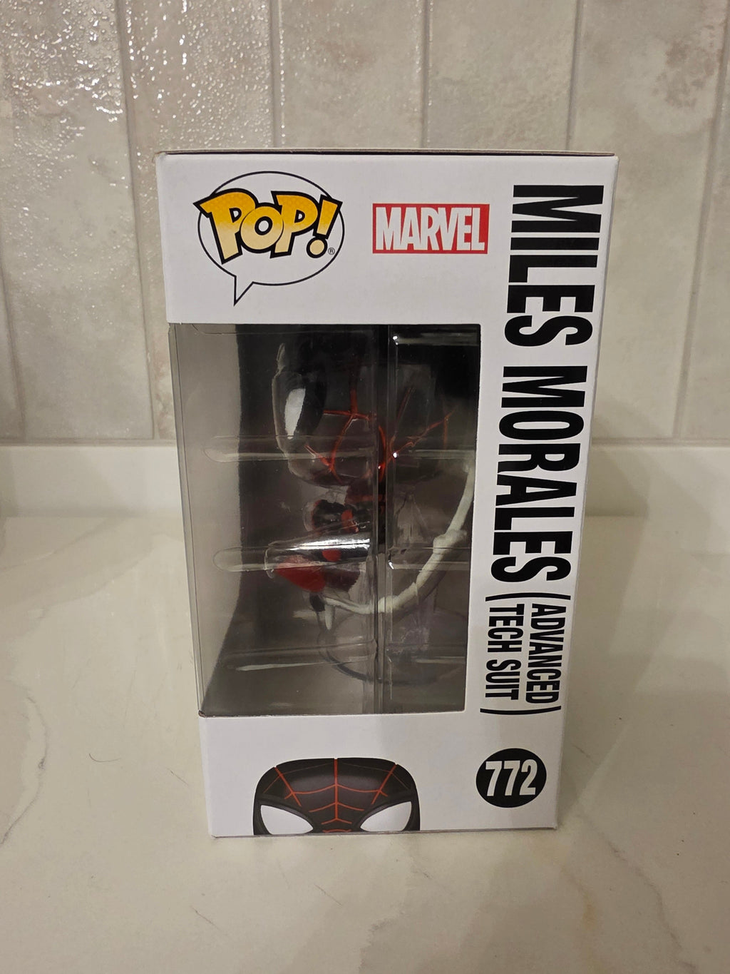 Funko Pop! Marvel Miles Morales (advanced tech suit) 772 (pre-owned) - Frog Vault Collectables