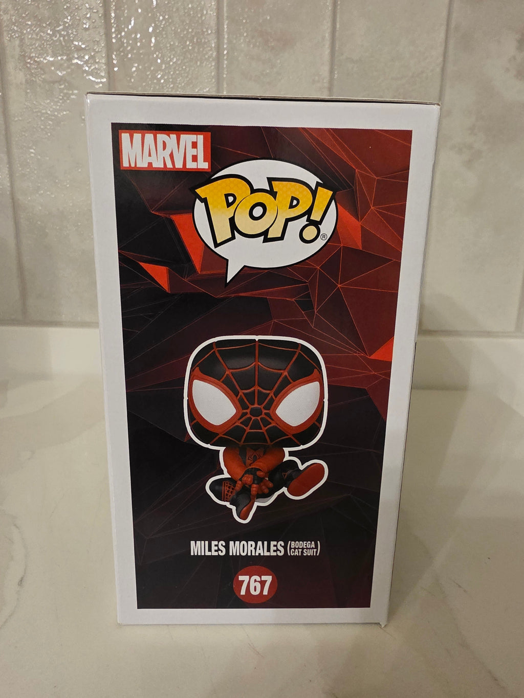 Funko Pop! Marvel Miles Morales (Bodega Cat Suit) 767 (pre-owned) - Frog Vault Collectables