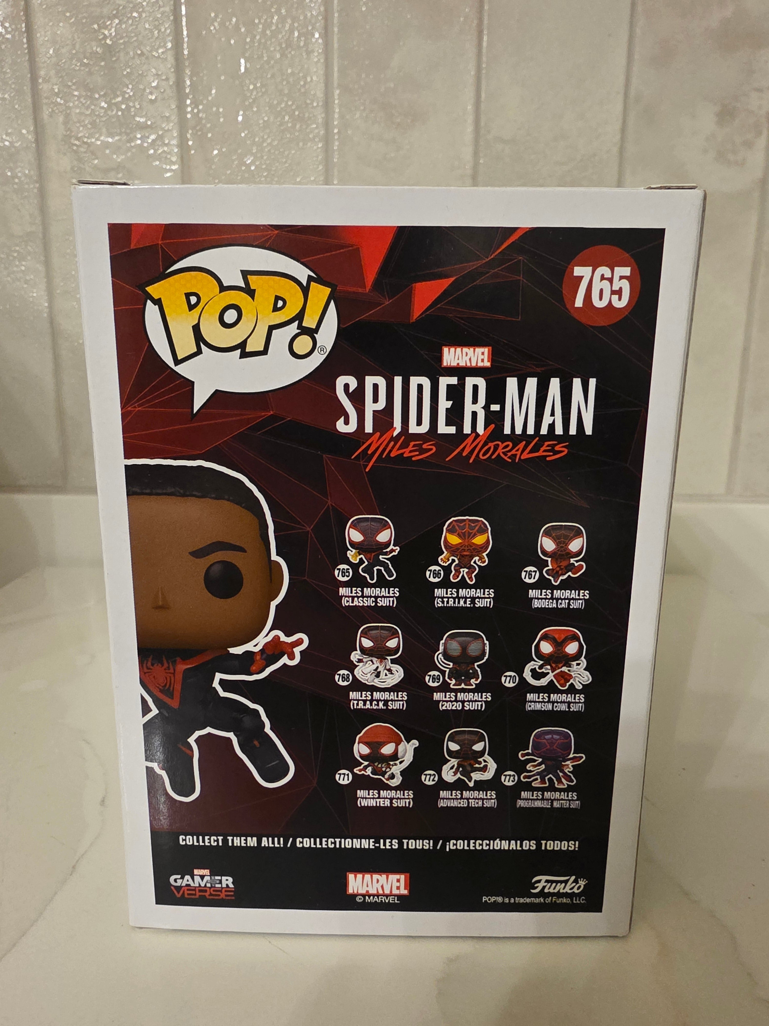 Funko Pop! Marvel Miles Morales (classic suit) 765 Chase (pre-owned) - Frog Vault Collectables
