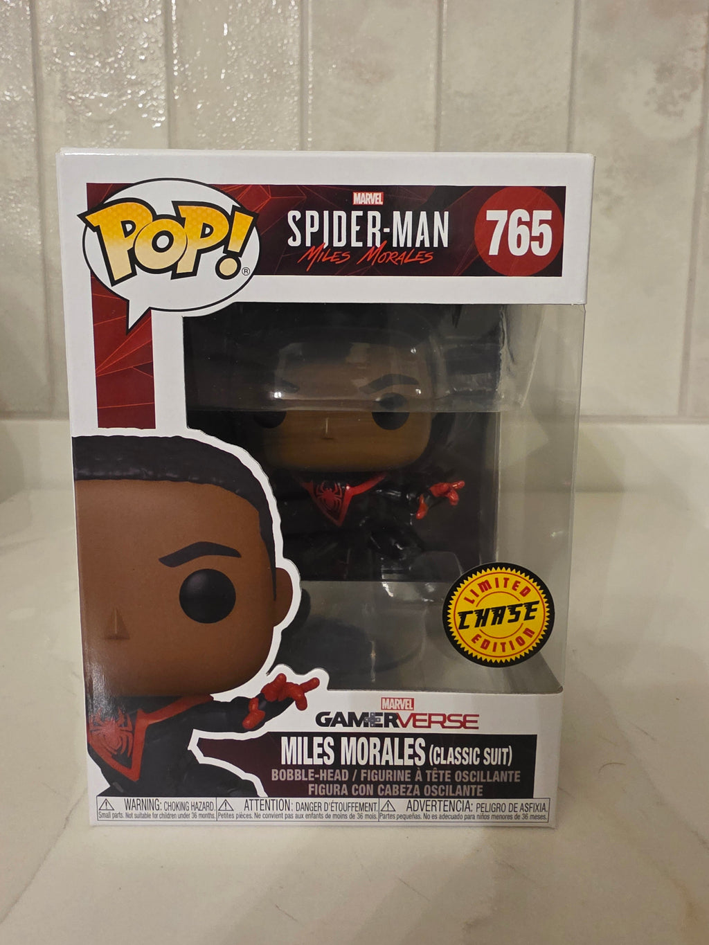 Funko Pop! Marvel Miles Morales (classic suit) 765 Chase (pre-owned) - Frog Vault Collectables