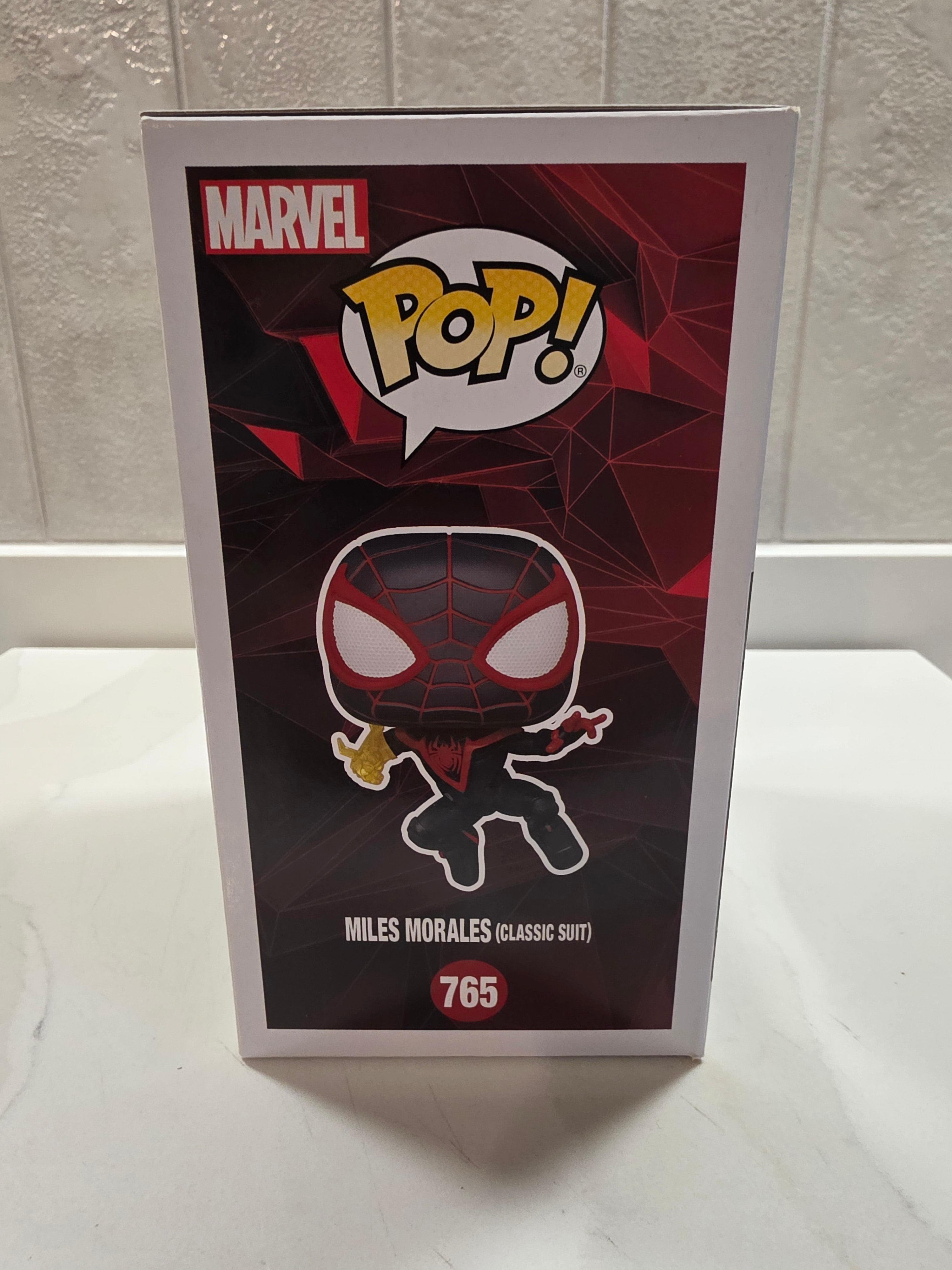 Funko Pop! Marvel Miles Morales (Classic Suit) 765 (pre-owned) - Frog Vault Collectables