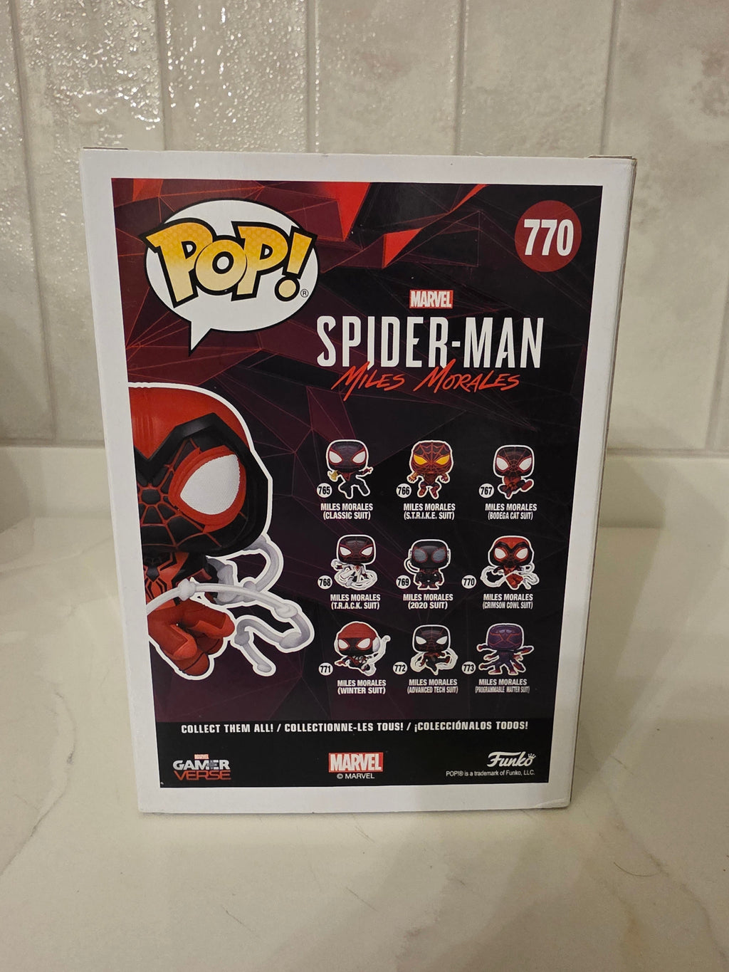 Funko Pop! Marvel Miles Morales (crimson cowl suit) 770 (pre-owned) - Frog Vault Collectables