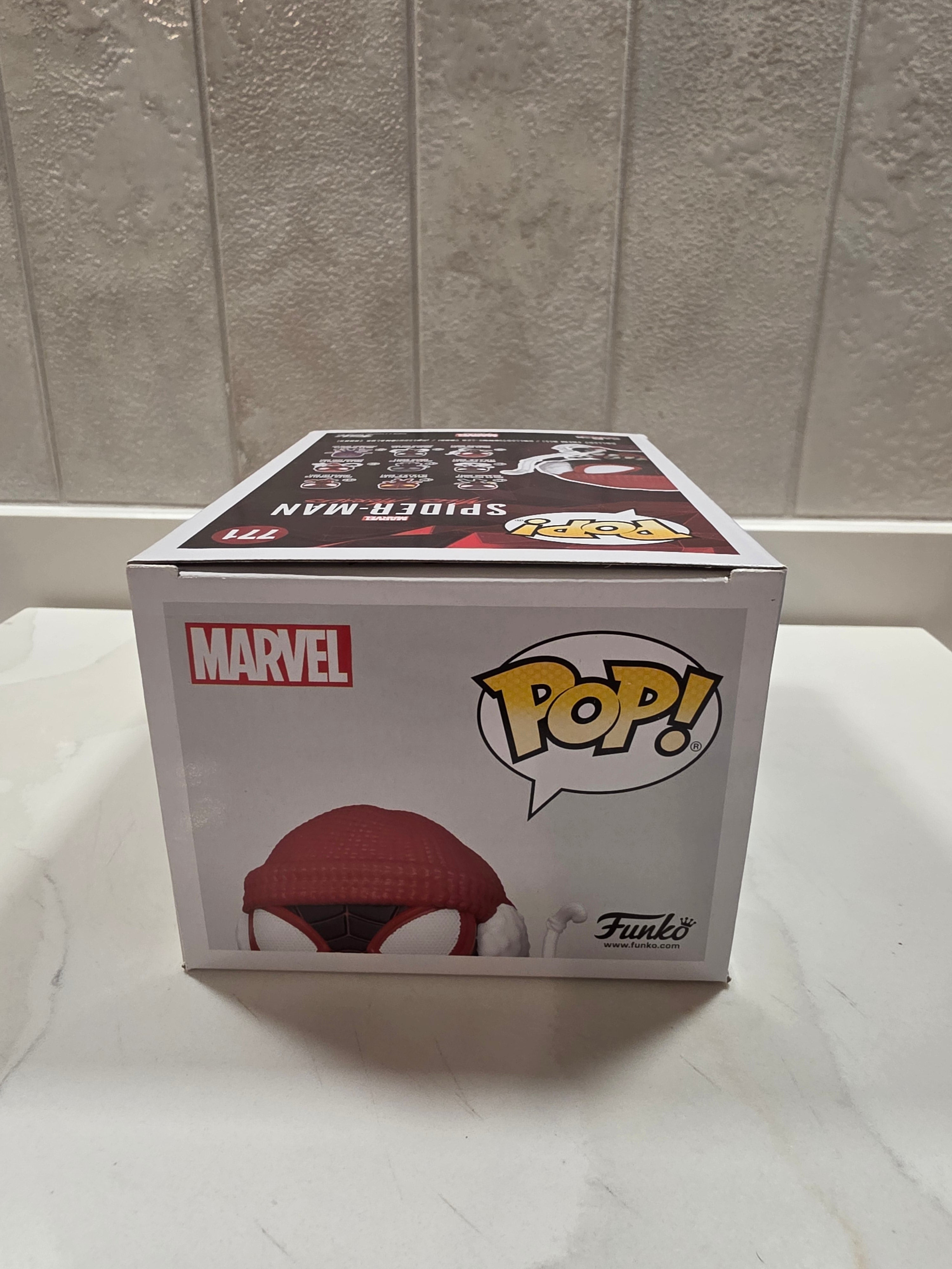 Funko Pop! Marvel Miles Morales (winter suit) 771 (pre-owned) - Frog Vault Collectables