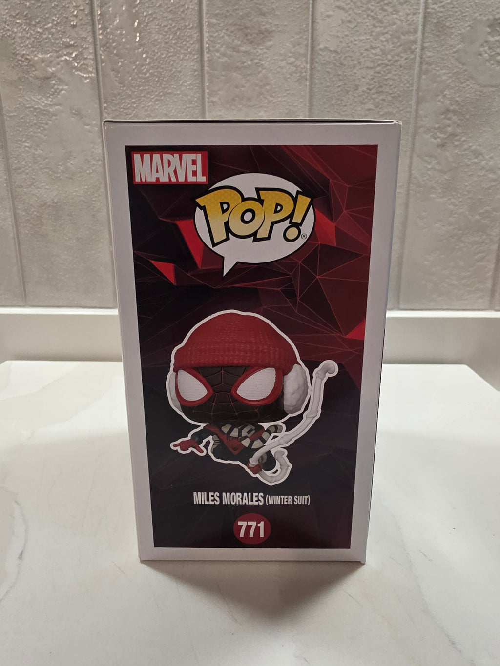 Funko Pop! Marvel Miles Morales (winter suit) 771 (pre-owned) - Frog Vault Collectables