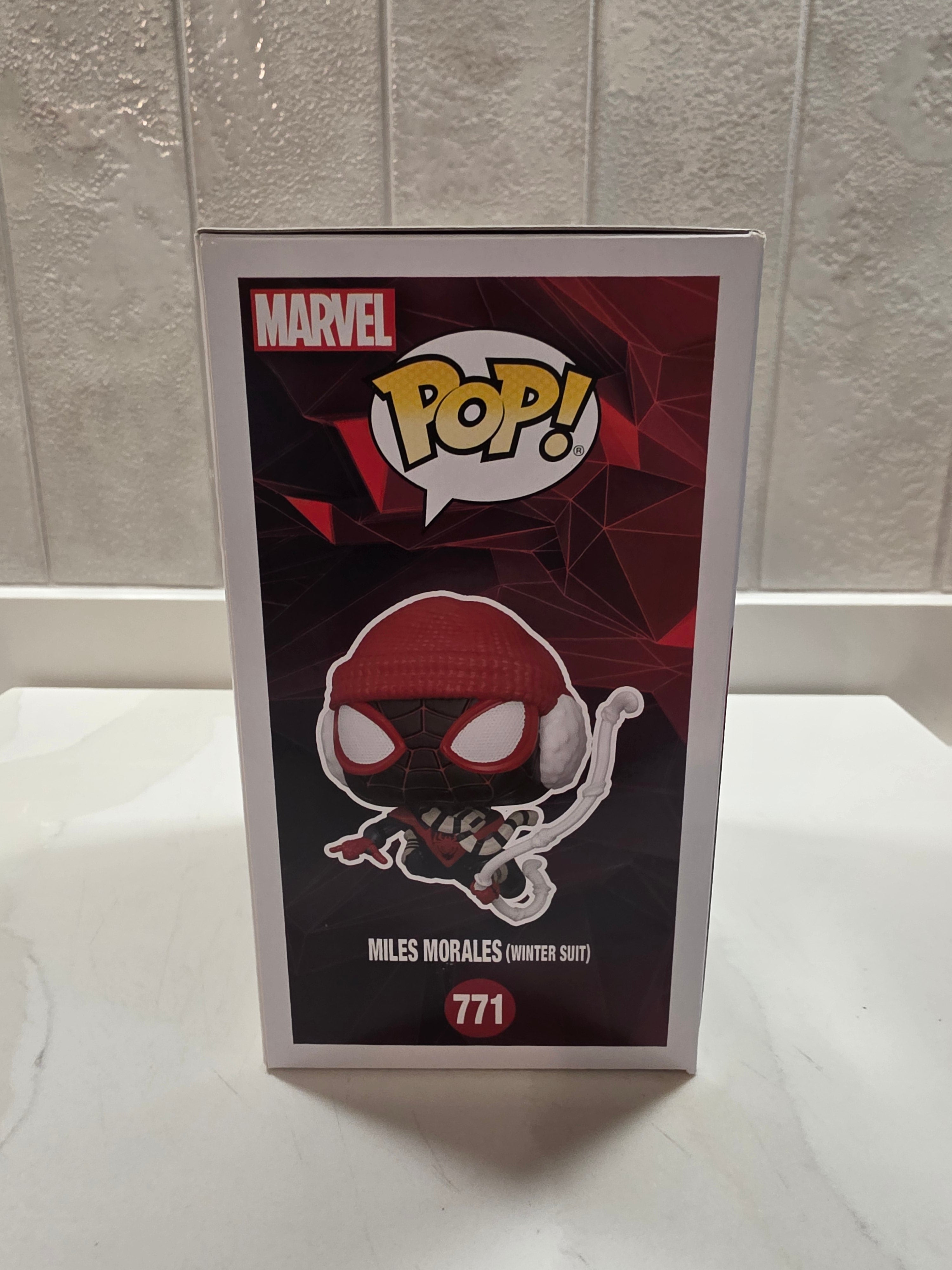 Funko Pop! Marvel Miles Morales (winter suit) 771 (pre-owned) - Frog Vault Collectables