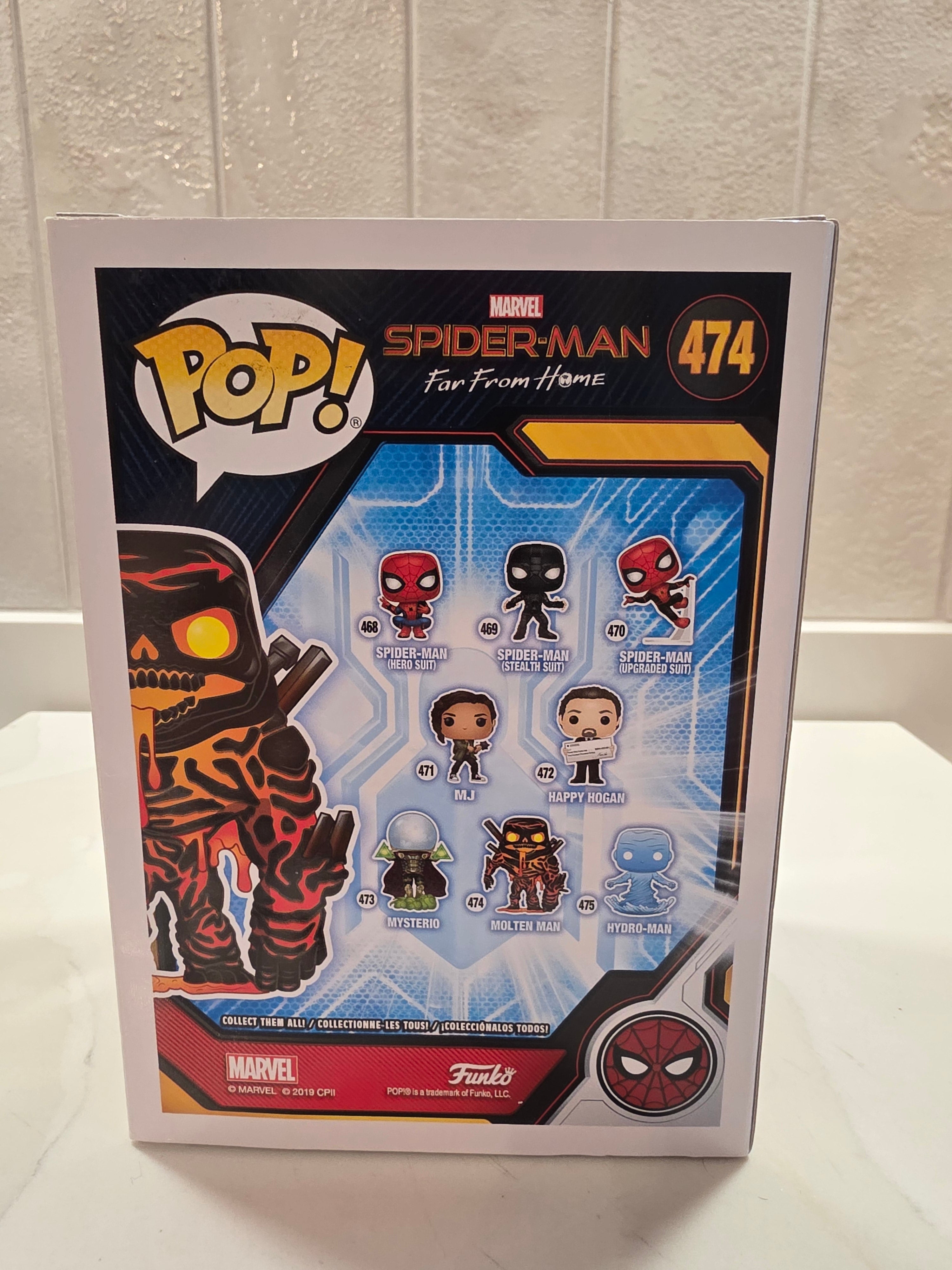 Funko Pop! Marvel Molten Man 474 (pre-owned) - Frog Vault Collectables
