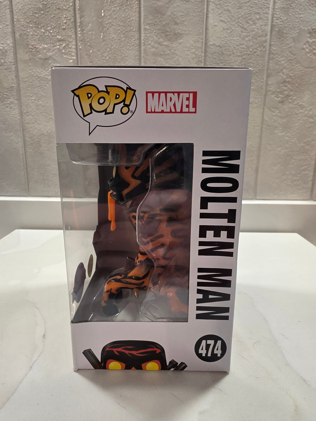 Funko Pop! Marvel Molten Man 474 (pre-owned) - Frog Vault Collectables