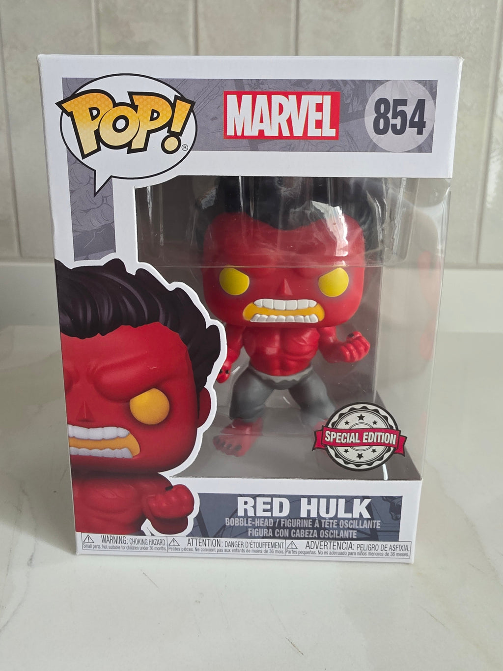 Funko Pop! Marvel Red Hulk 854 (pre-owned) - Frog Vault Collectables