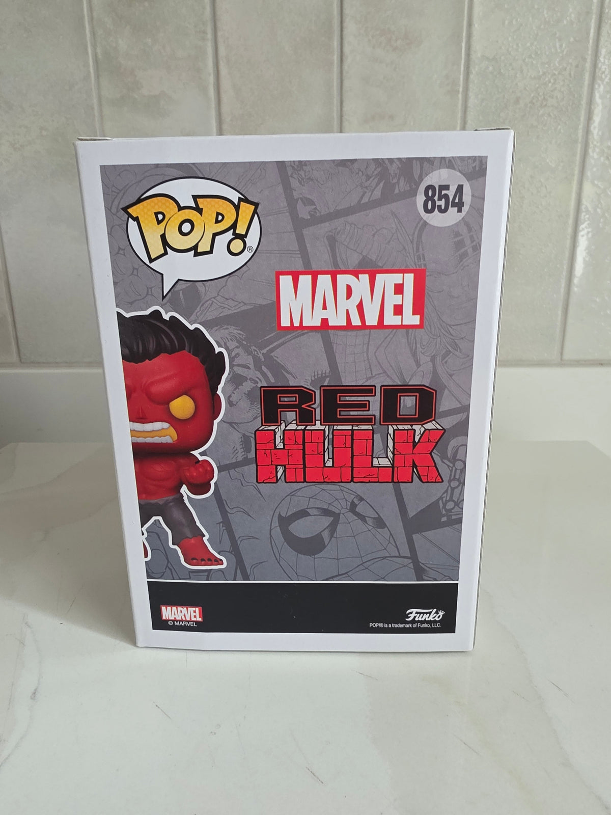 Funko Pop! Marvel Red Hulk 854 (pre-owned) - Frog Vault Collectables