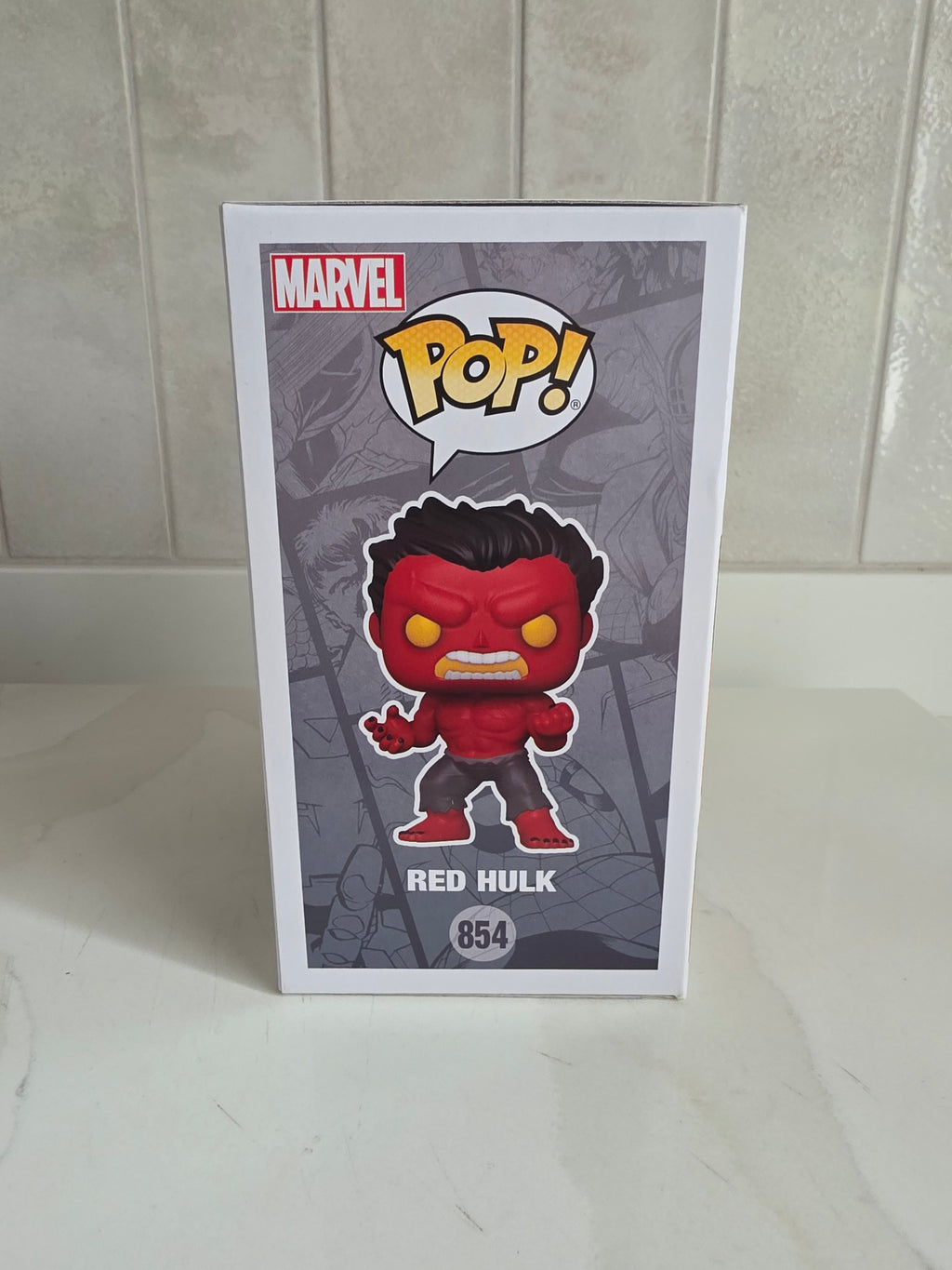 Funko Pop! Marvel Red Hulk 854 (pre-owned) - Frog Vault Collectables