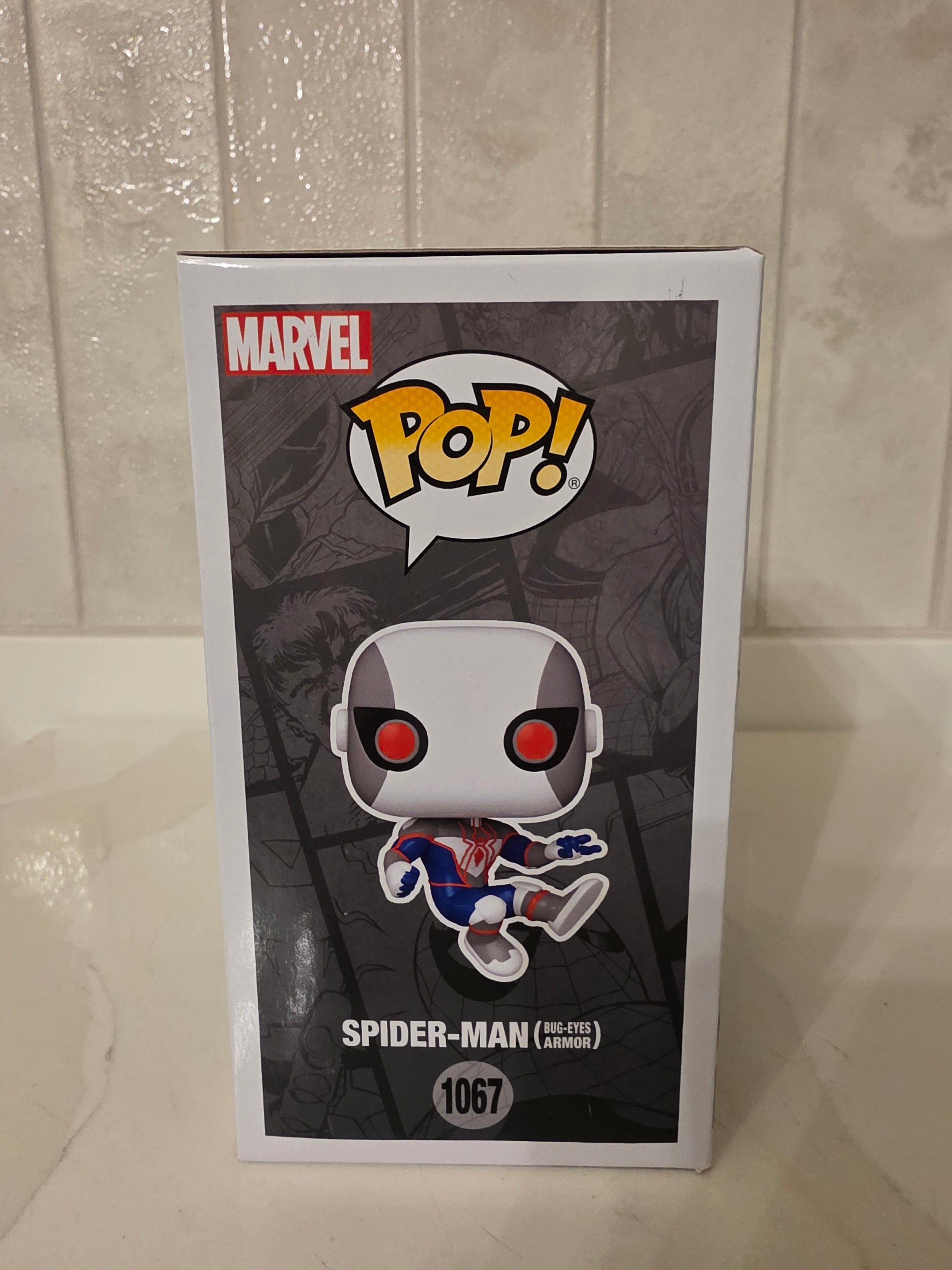 Funko Pop! Marvel Spider-man (bug-eyes armor) 1067 (pre-owned) - Frog Vault Collectables