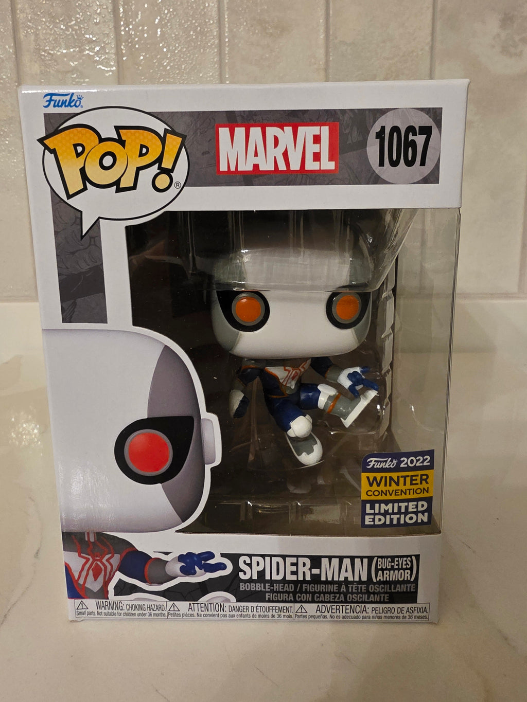 Funko Pop! Marvel Spider-man (bug-eyes armor) 1067 (pre-owned) - Frog Vault Collectables