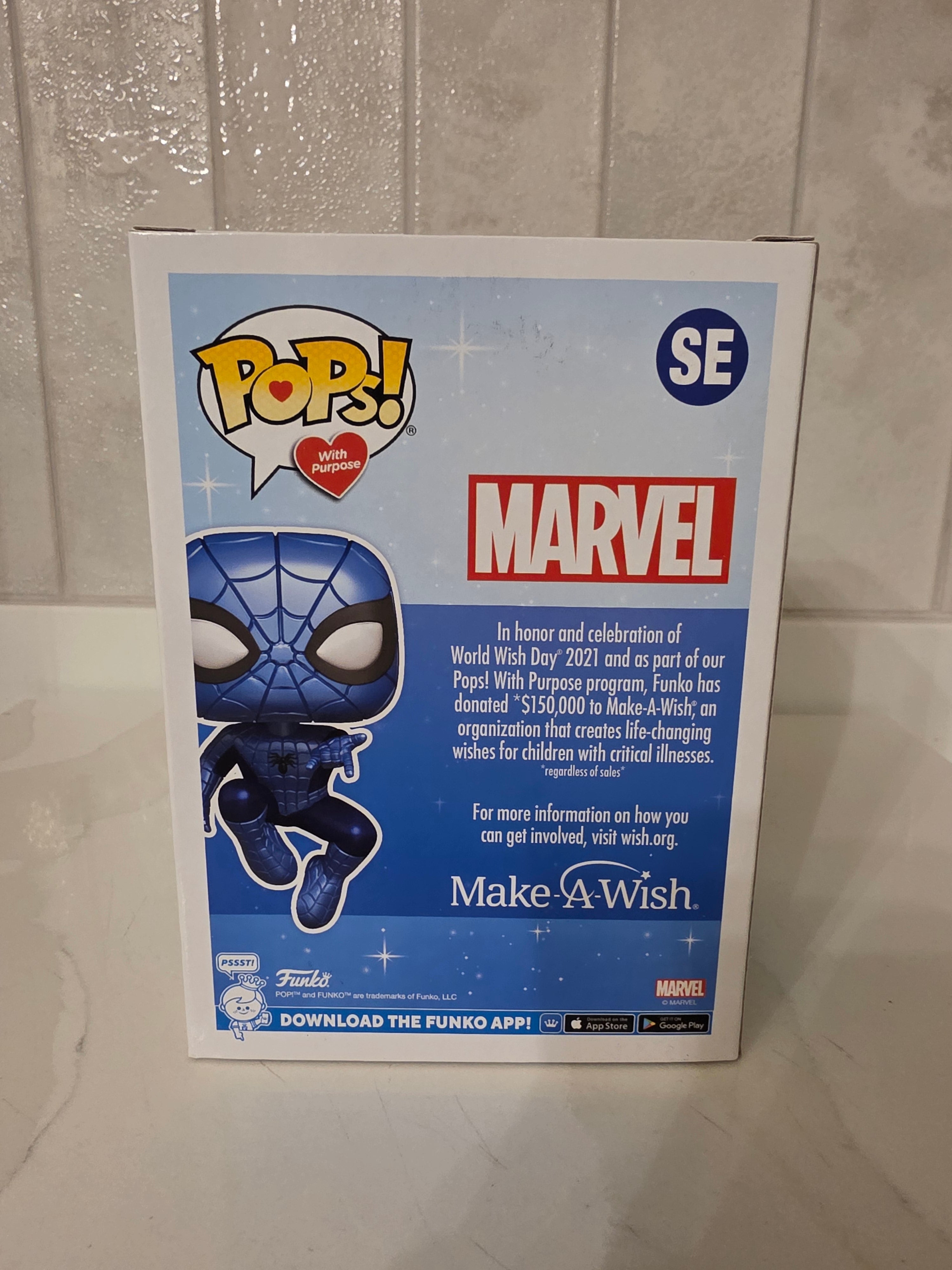 Funko Pop! Marvel Spider-man (make-a-wish) (pre-owned) - Frog Vault Collectables