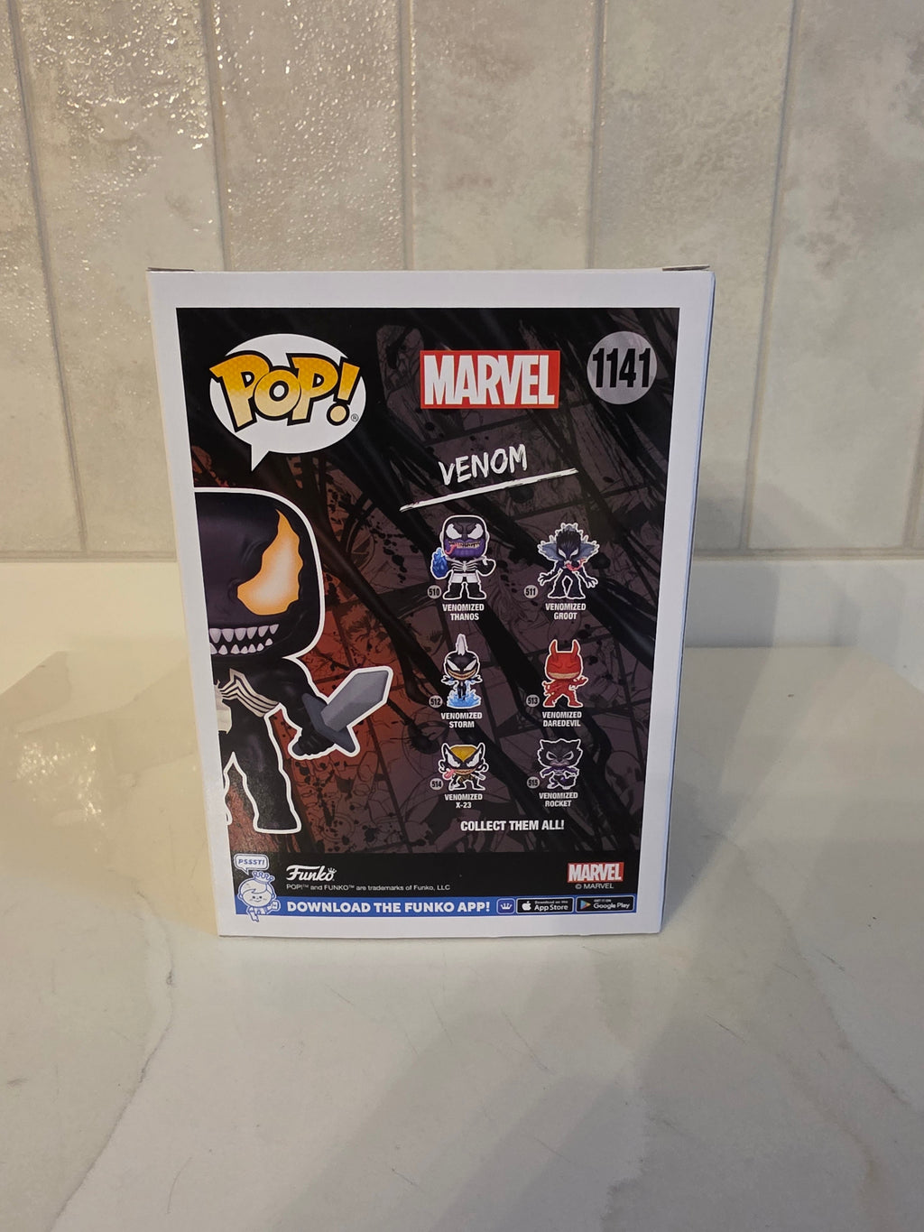 Funko Pop! Marvel Venom 1141 (glow in the dark) (pre-owned) - Frog Vault Collectables