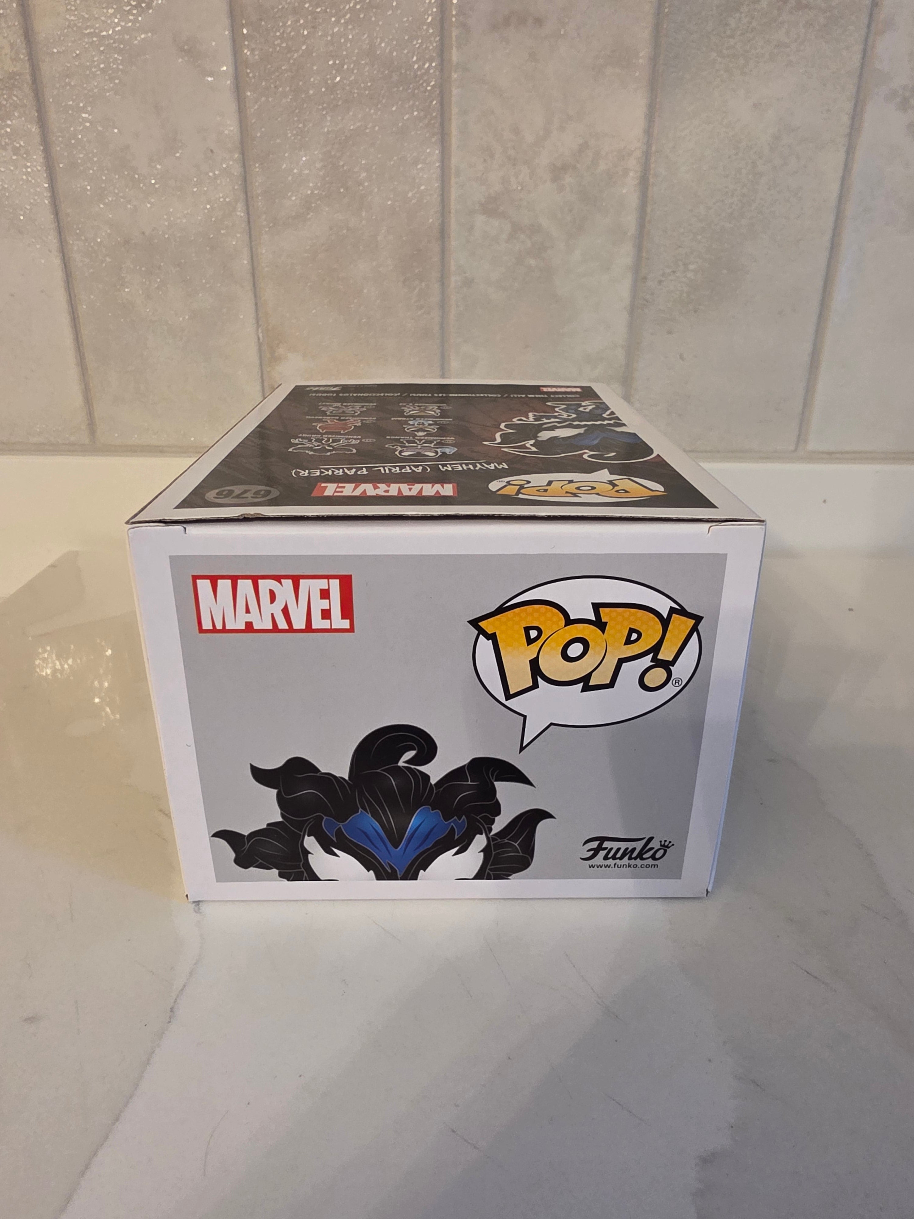 Funko Pop! Marvel Venom Mayhem (April Parker) 676 (pre-owned) - Frog Vault Collectables