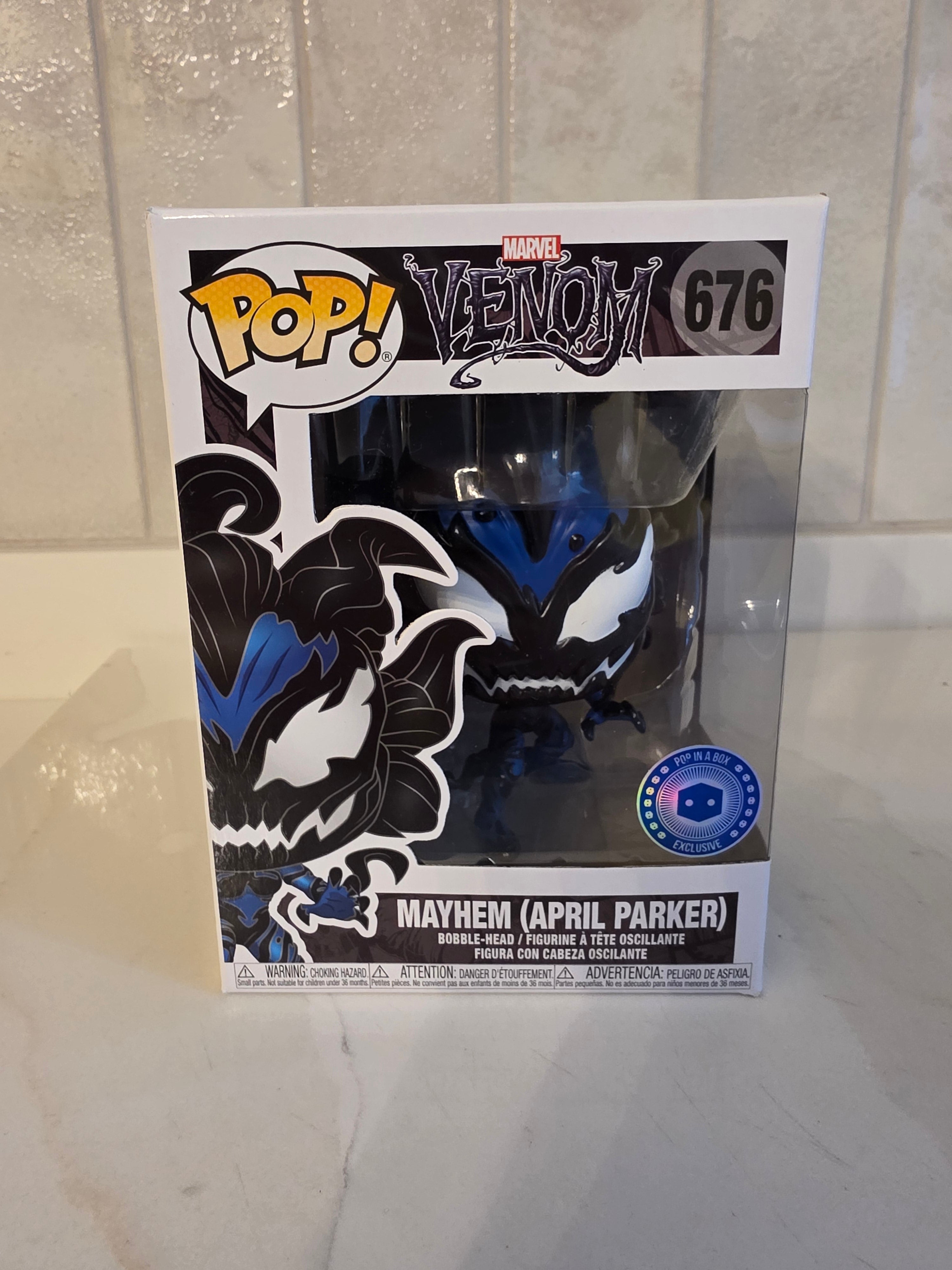 Funko Pop! Marvel Venom Mayhem (April Parker) 676 (pre-owned) - Frog Vault Collectables