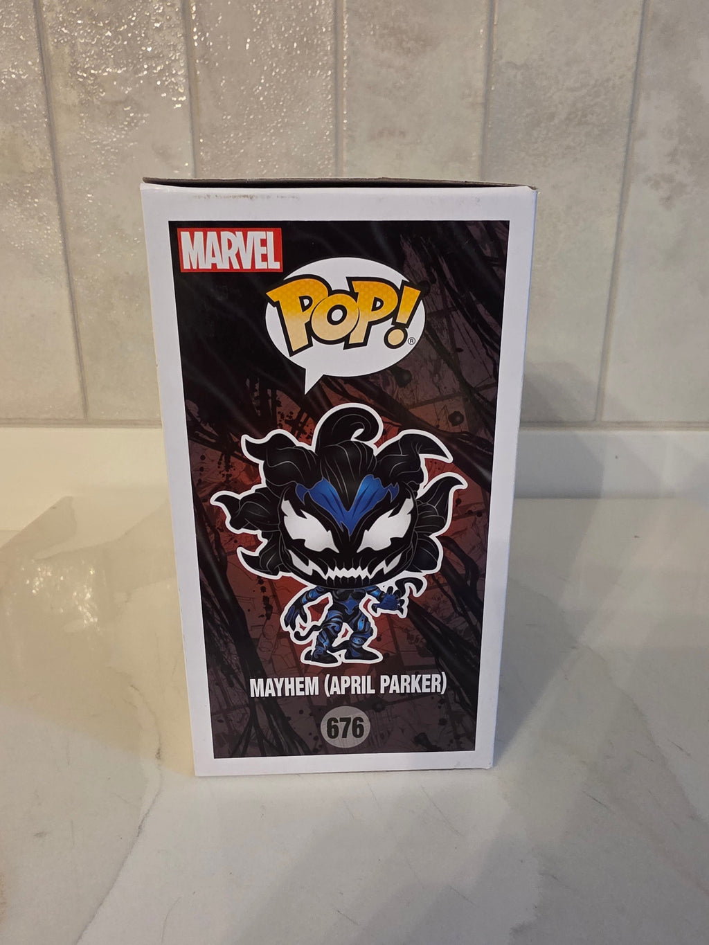 Funko Pop! Marvel Venom Mayhem (April Parker) 676 (pre-owned) - Frog Vault Collectables