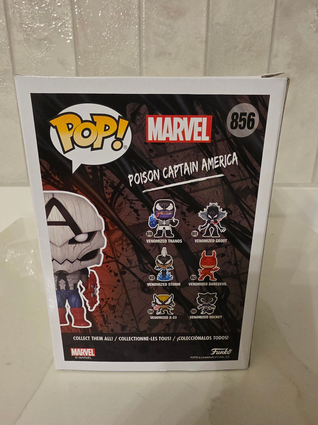 Funko Pop! Marvel Venom Poison Captain America 856 (pre-owned) - Frog Vault Collectables