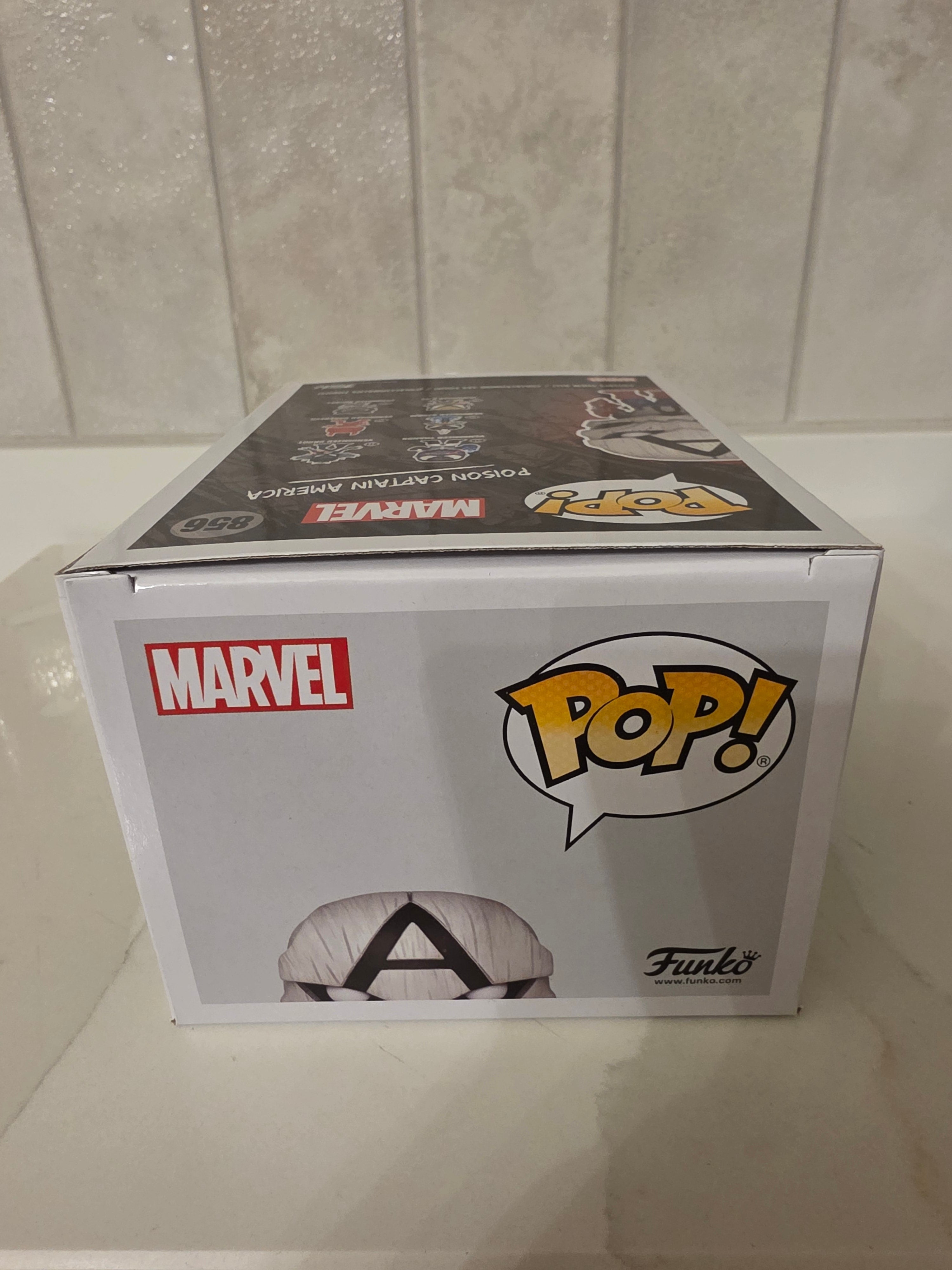 Funko Pop! Marvel Venom Poison Captain America 856 (pre-owned) - Frog Vault Collectables
