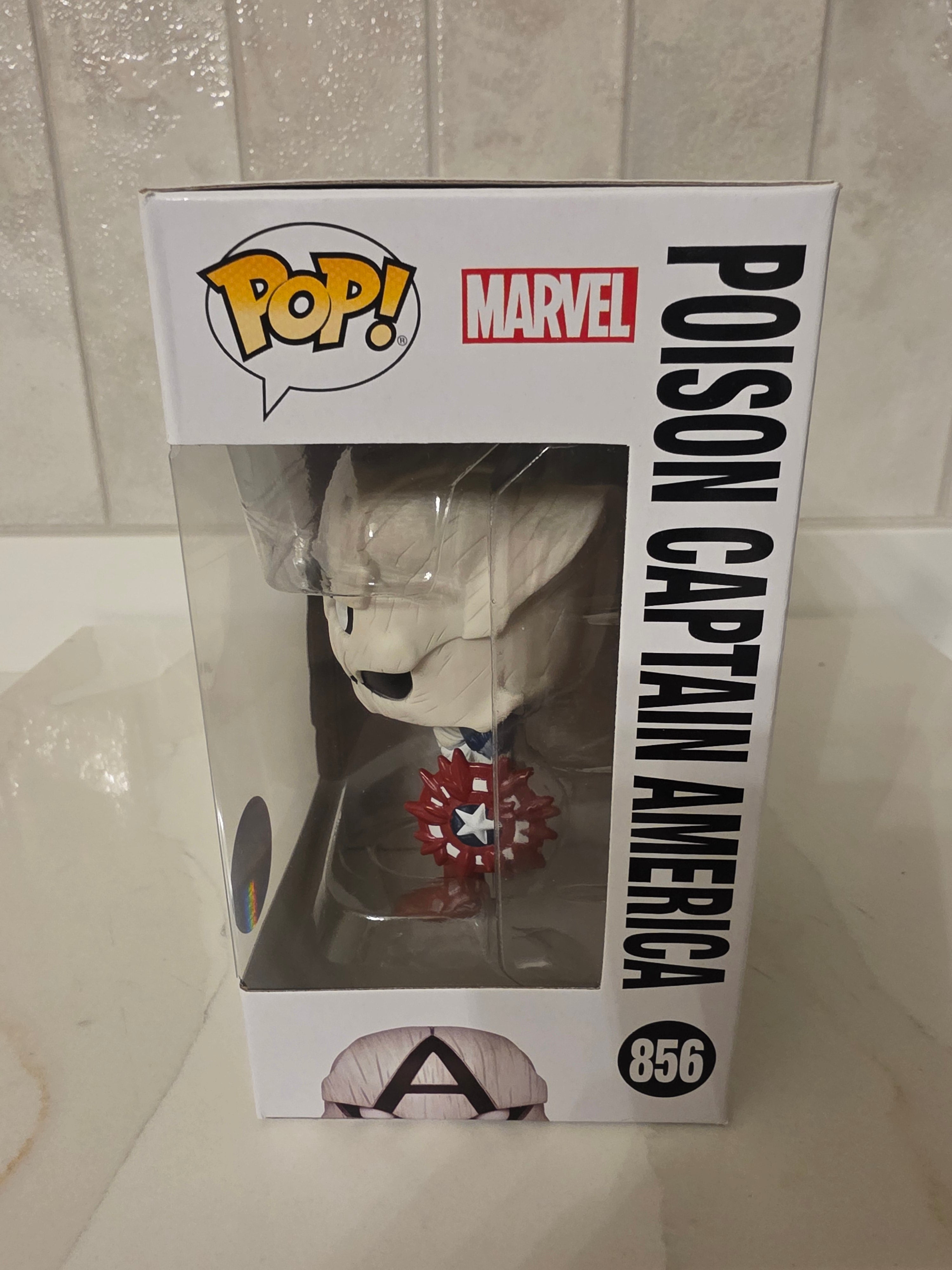 Funko Pop! Marvel Venom Poison Captain America 856 (pre-owned) - Frog Vault Collectables