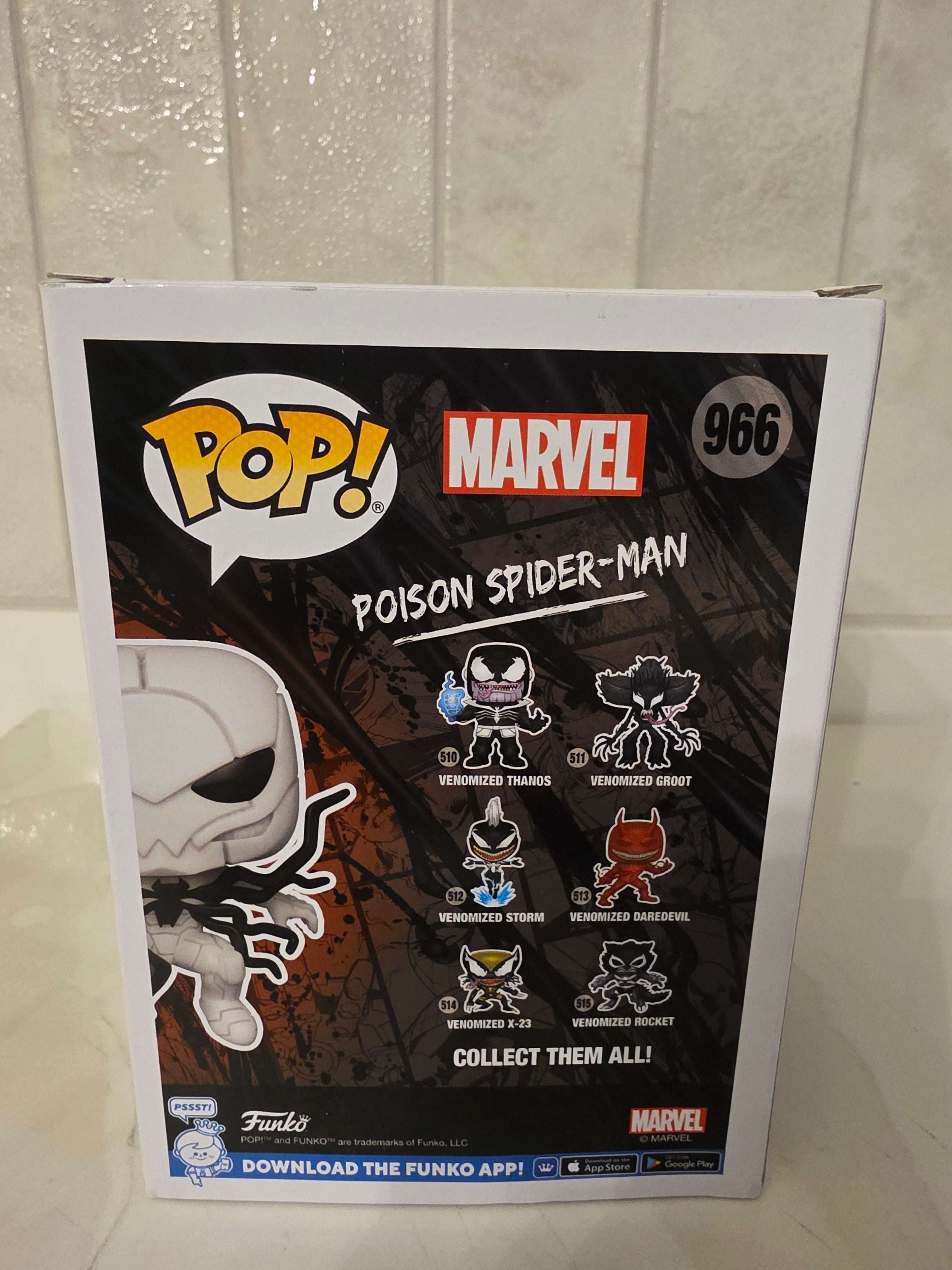 Funko Pop! Marvel Venom Poison Spider-man 966 (pre-owned) - Frog Vault Collectables