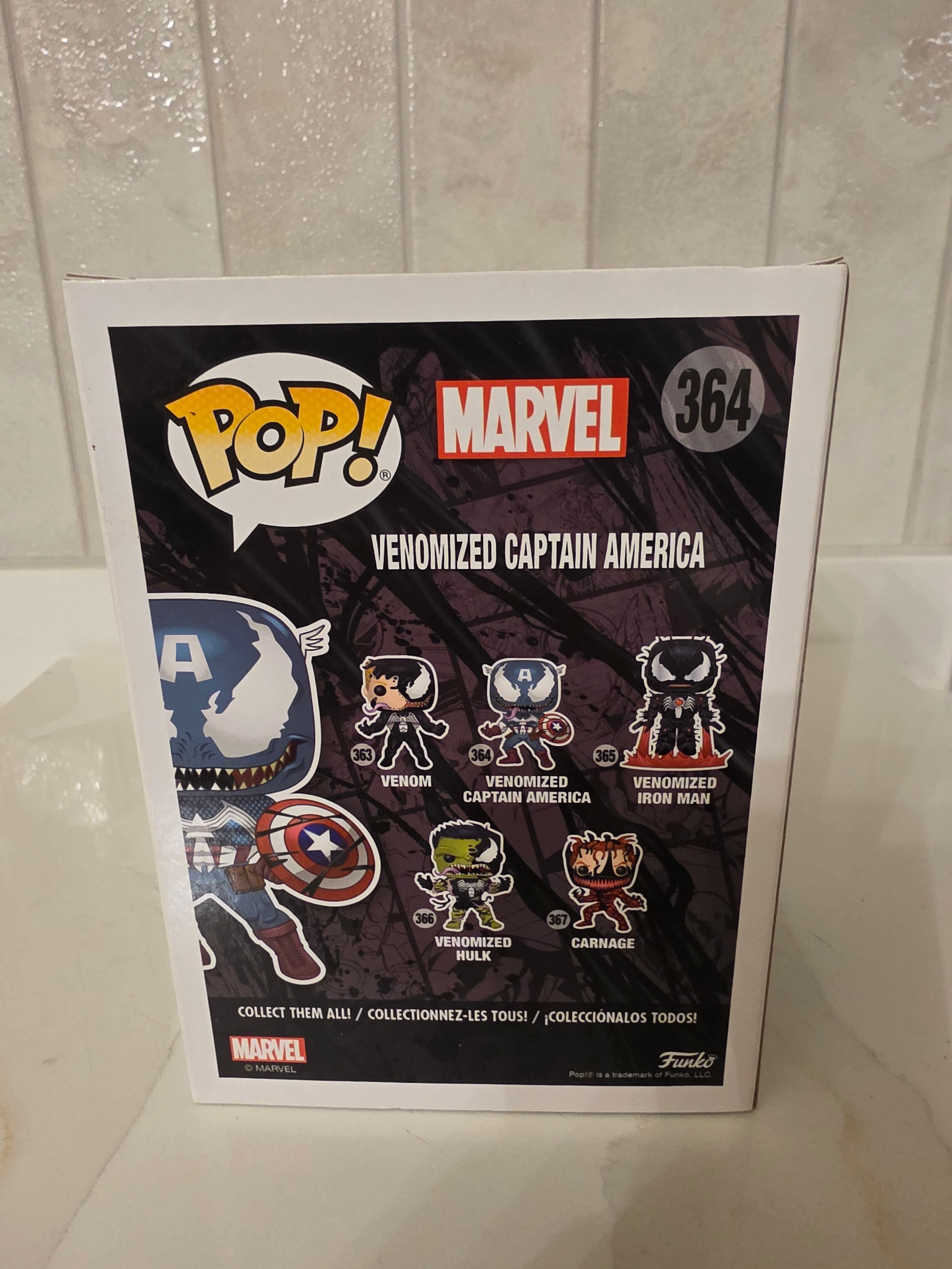 Funko Pop! Marvel Venomized Captain America 364 (pre-owned) - Frog Vault Collectables