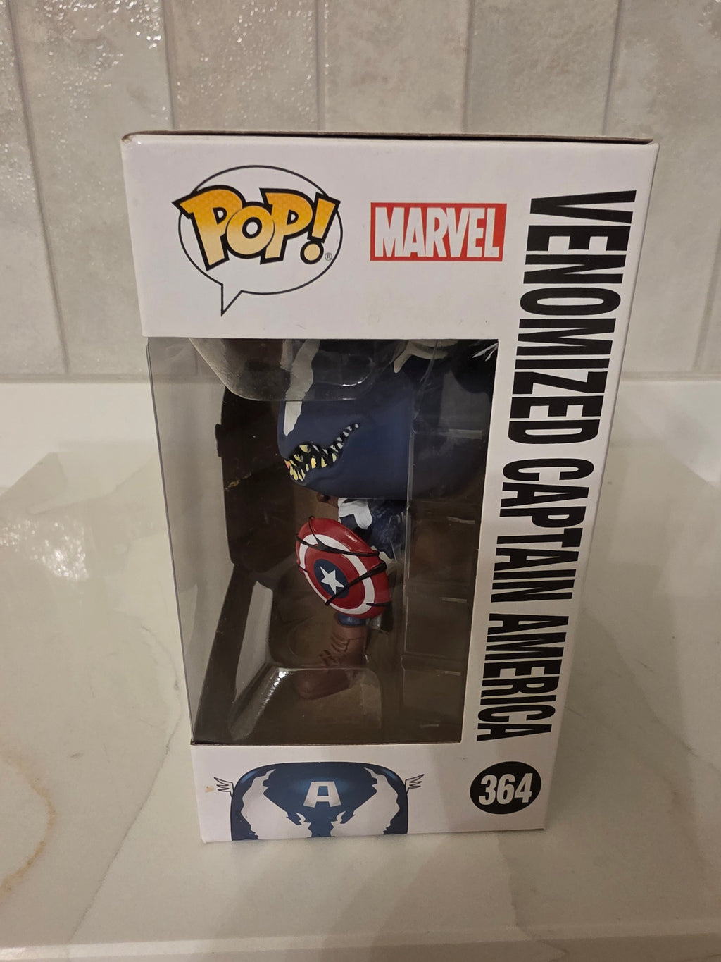 Funko Pop! Marvel Venomized Captain America 364 (pre-owned) - Frog Vault Collectables