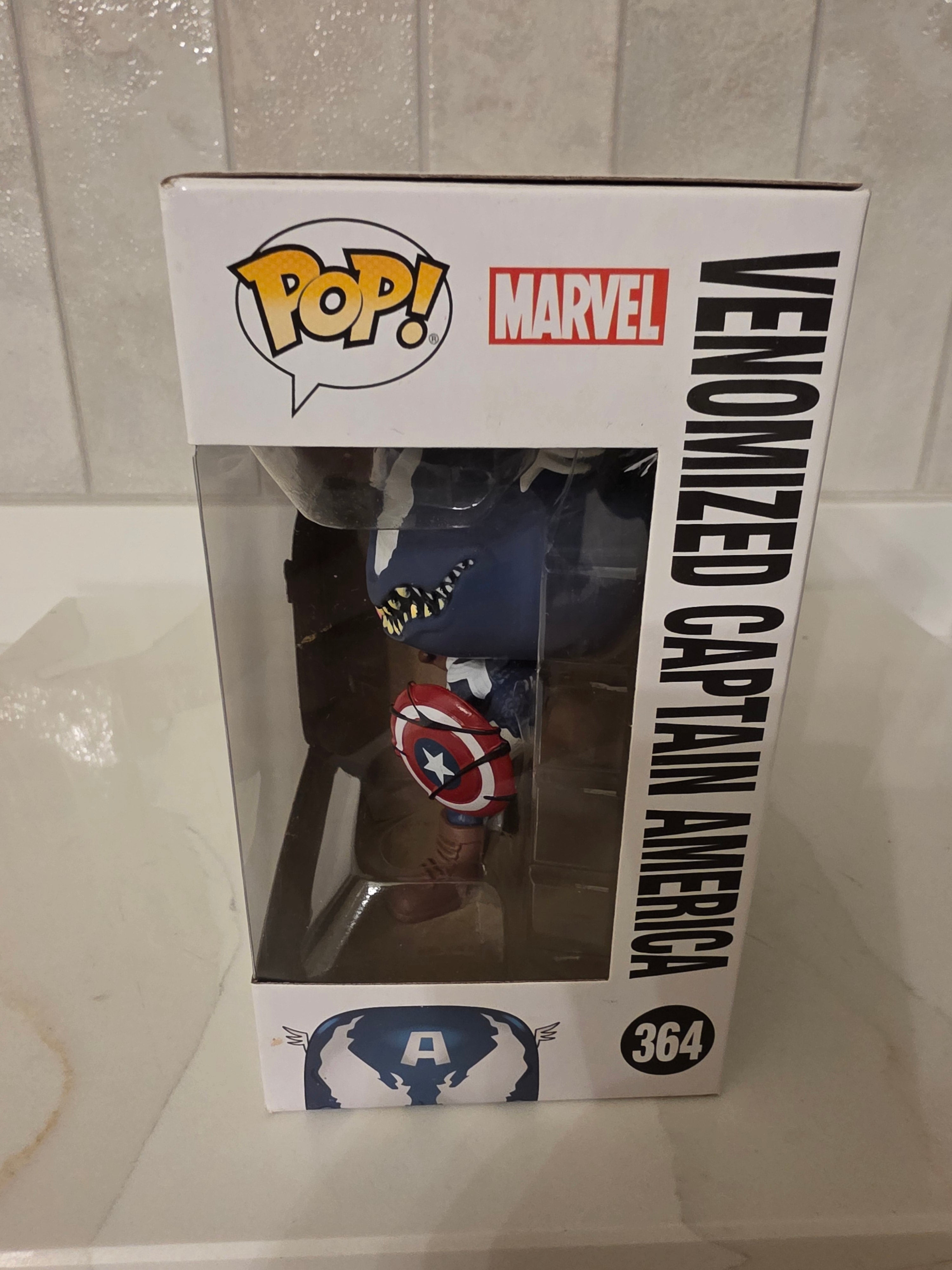 Funko Pop! Marvel Venomized Captain America 364 (pre-owned) - Frog Vault Collectables