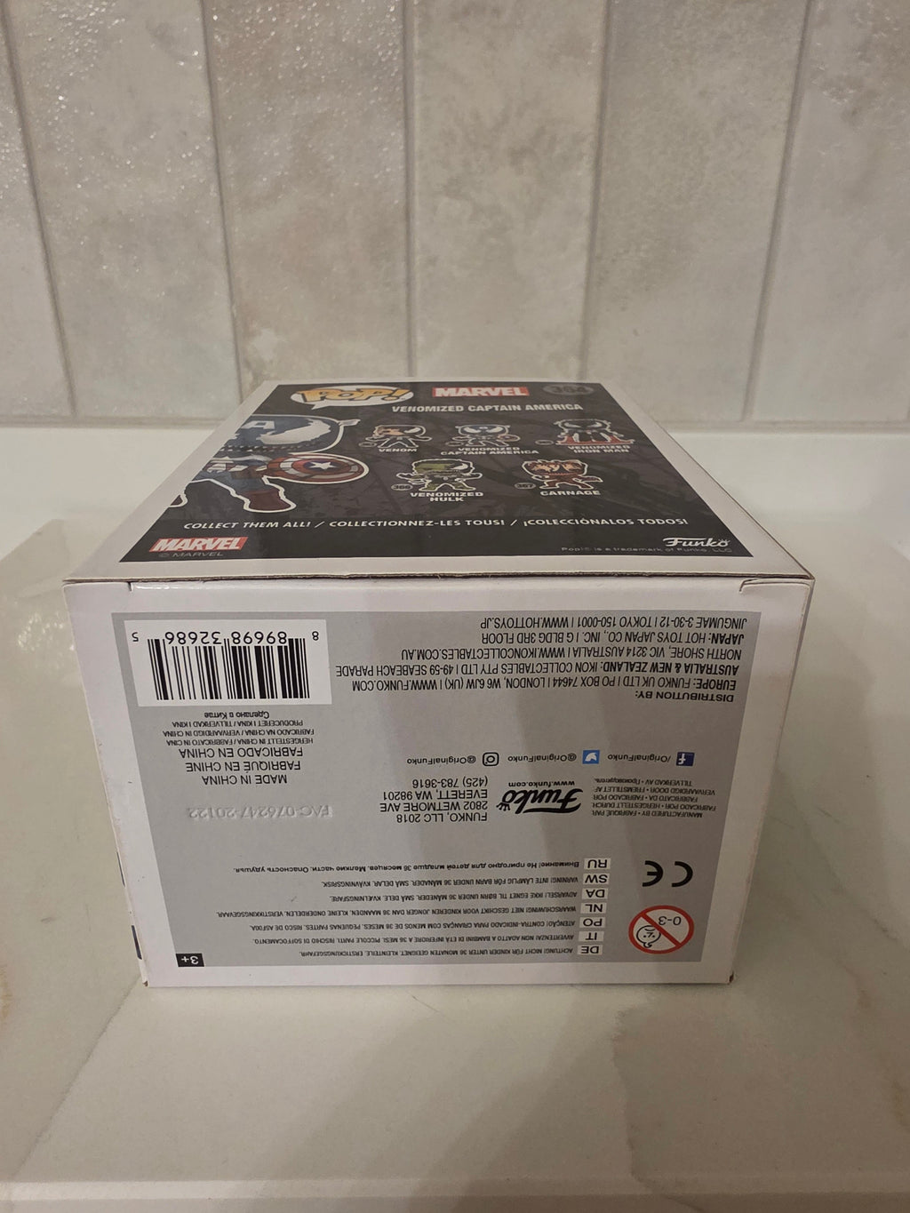 Funko Pop! Marvel Venomized Captain America 364 (pre-owned) - Frog Vault Collectables