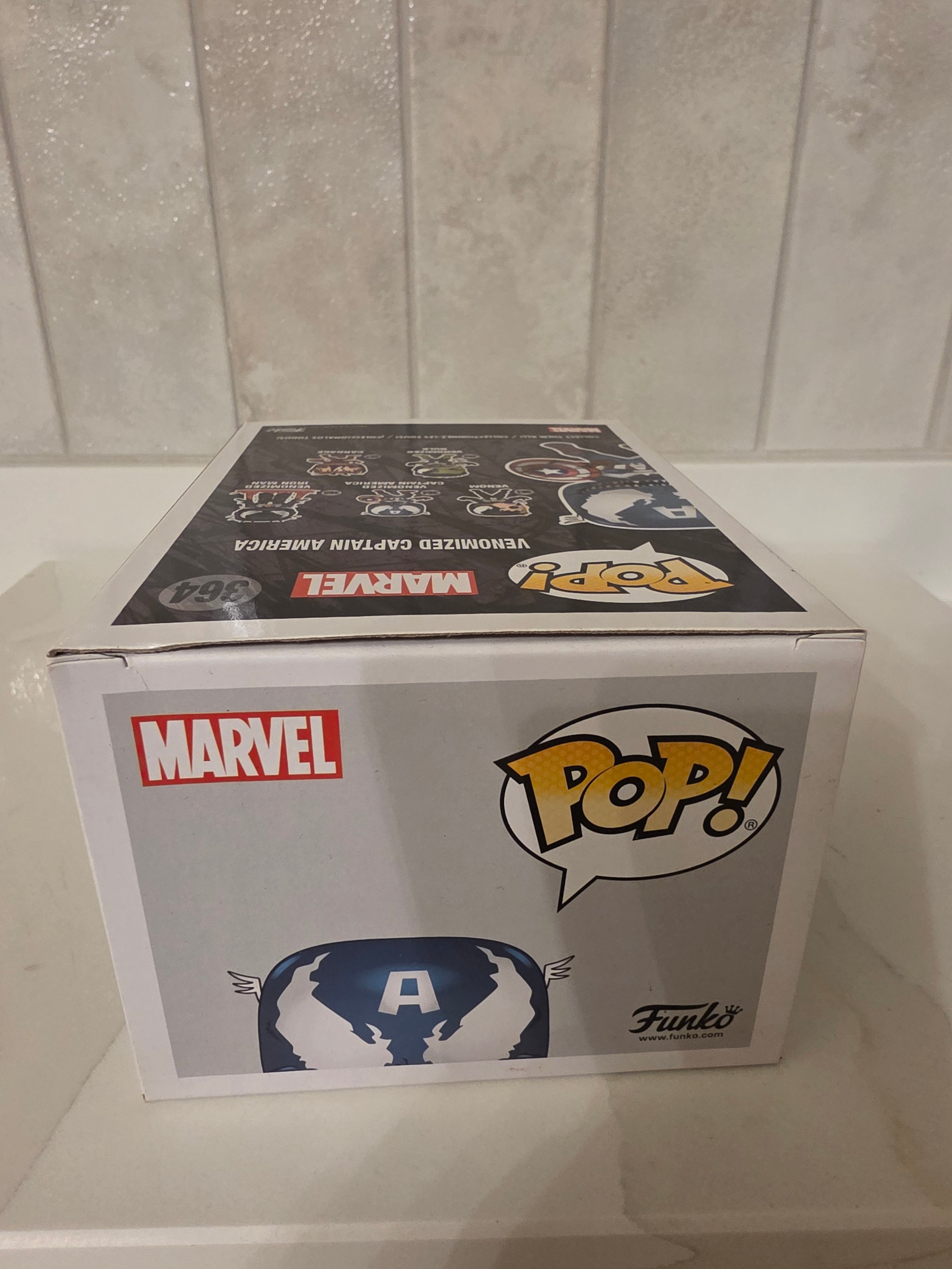 Funko Pop! Marvel Venomized Captain America 364 (pre-owned) - Frog Vault Collectables