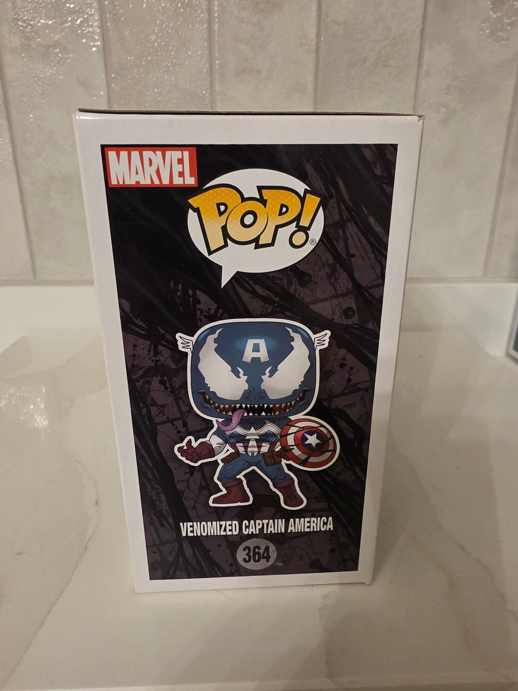 Funko Pop! Marvel Venomized Captain America 364 (pre-owned) - Frog Vault Collectables