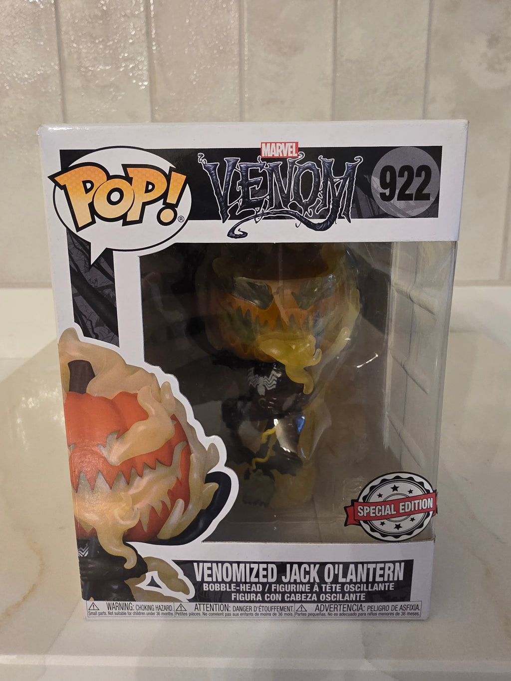 Funko Pop! Marvel Venomized Jack O'Lantern 922 (pre-owned) - Frog Vault Collectables