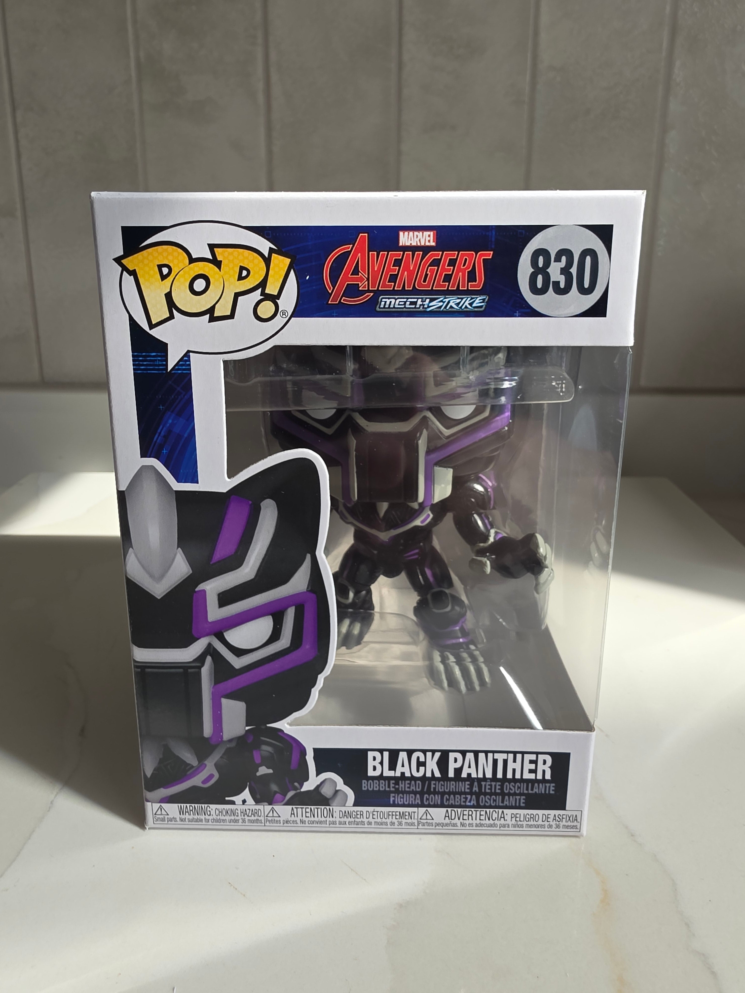 Funko Pop! Mechstrike Black Panther 830 (pre-owned) - Frog Vault Collectables