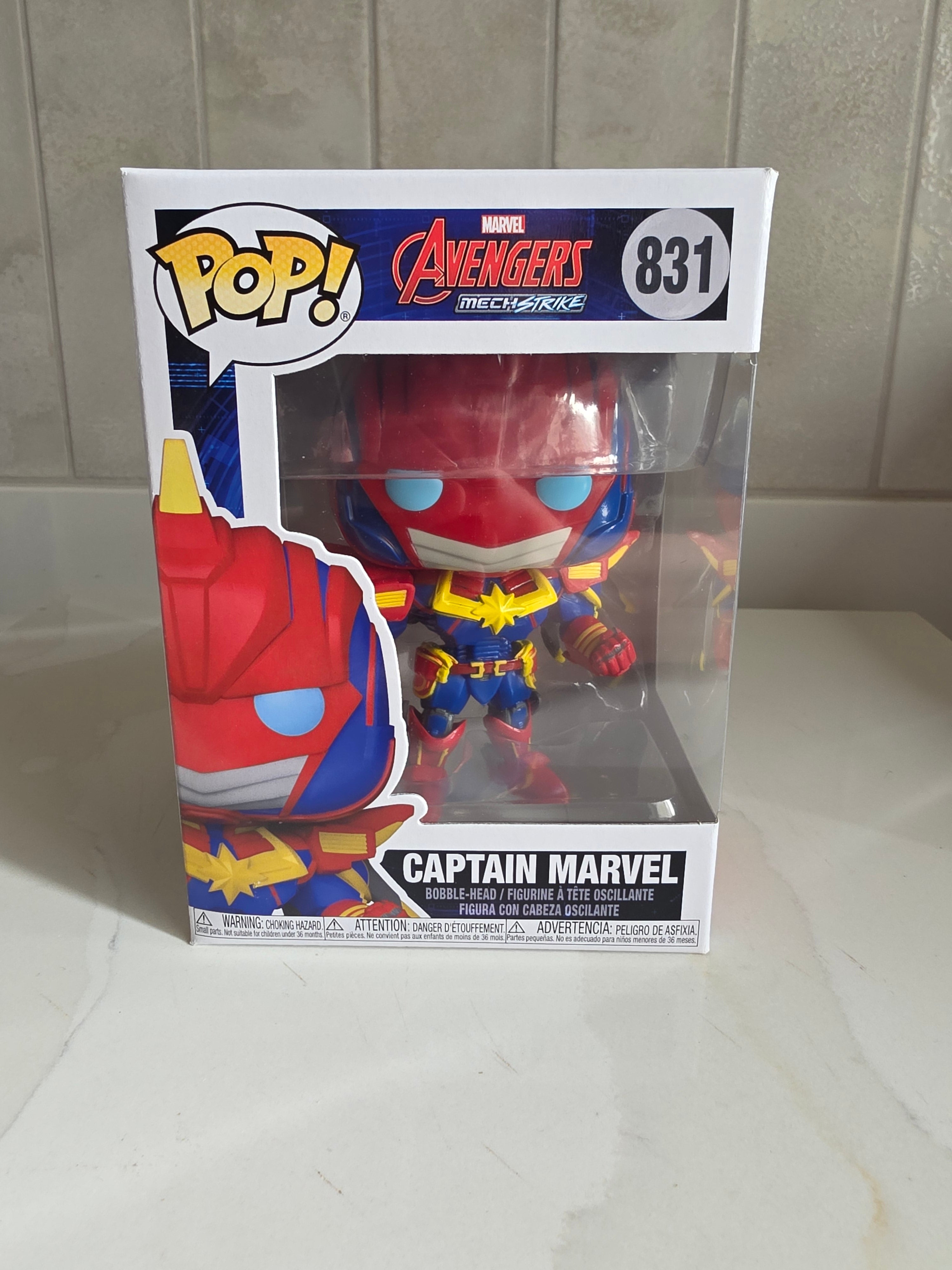 Funko Pop! Mechstrike Captain Marvel 831 (pre-owned) - Frog Vault Collectables