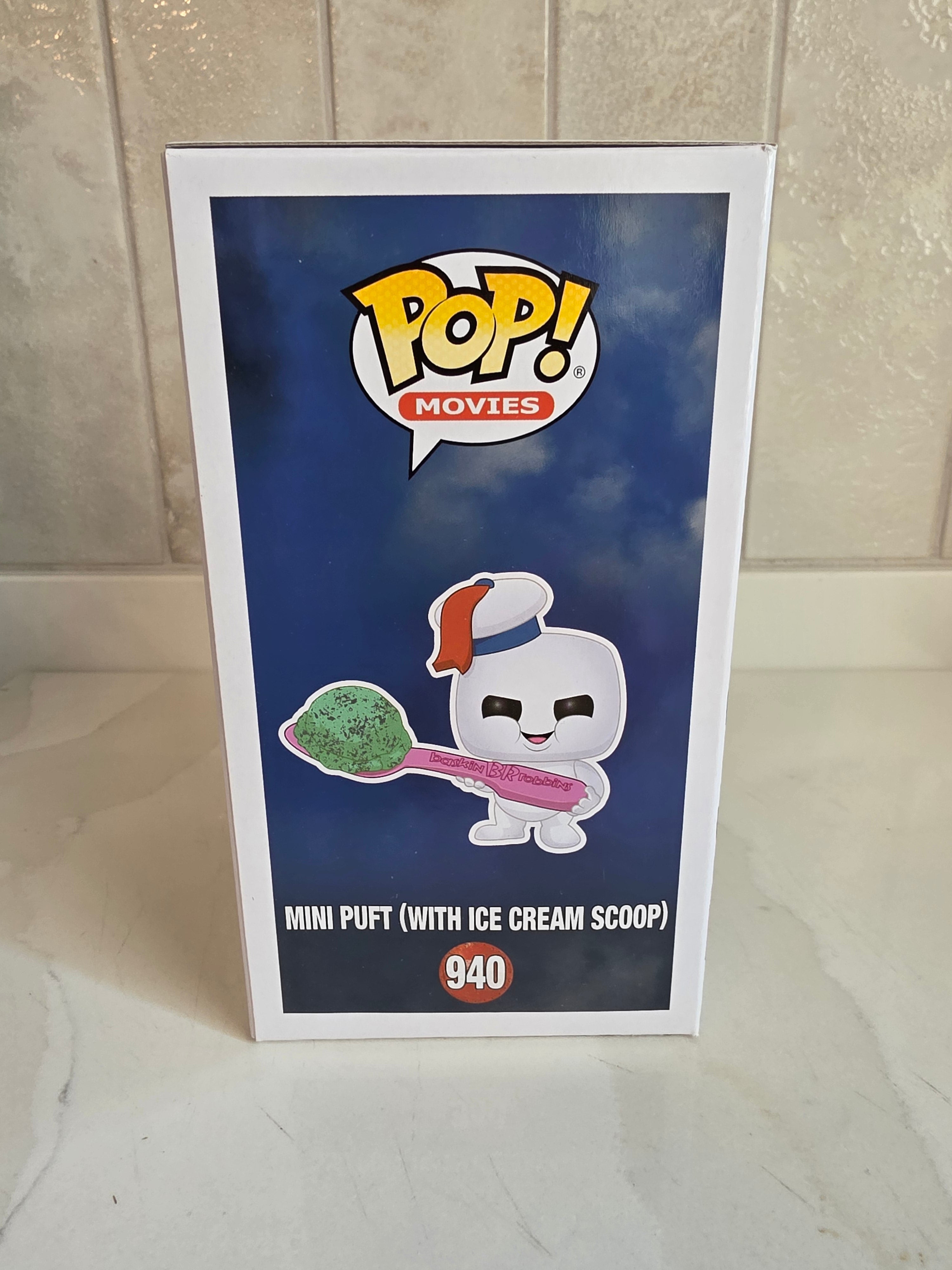 Funko Pop! Mini Puft (with ice cream scoop) 940 (pre-owned) - Frog Vault Collectables